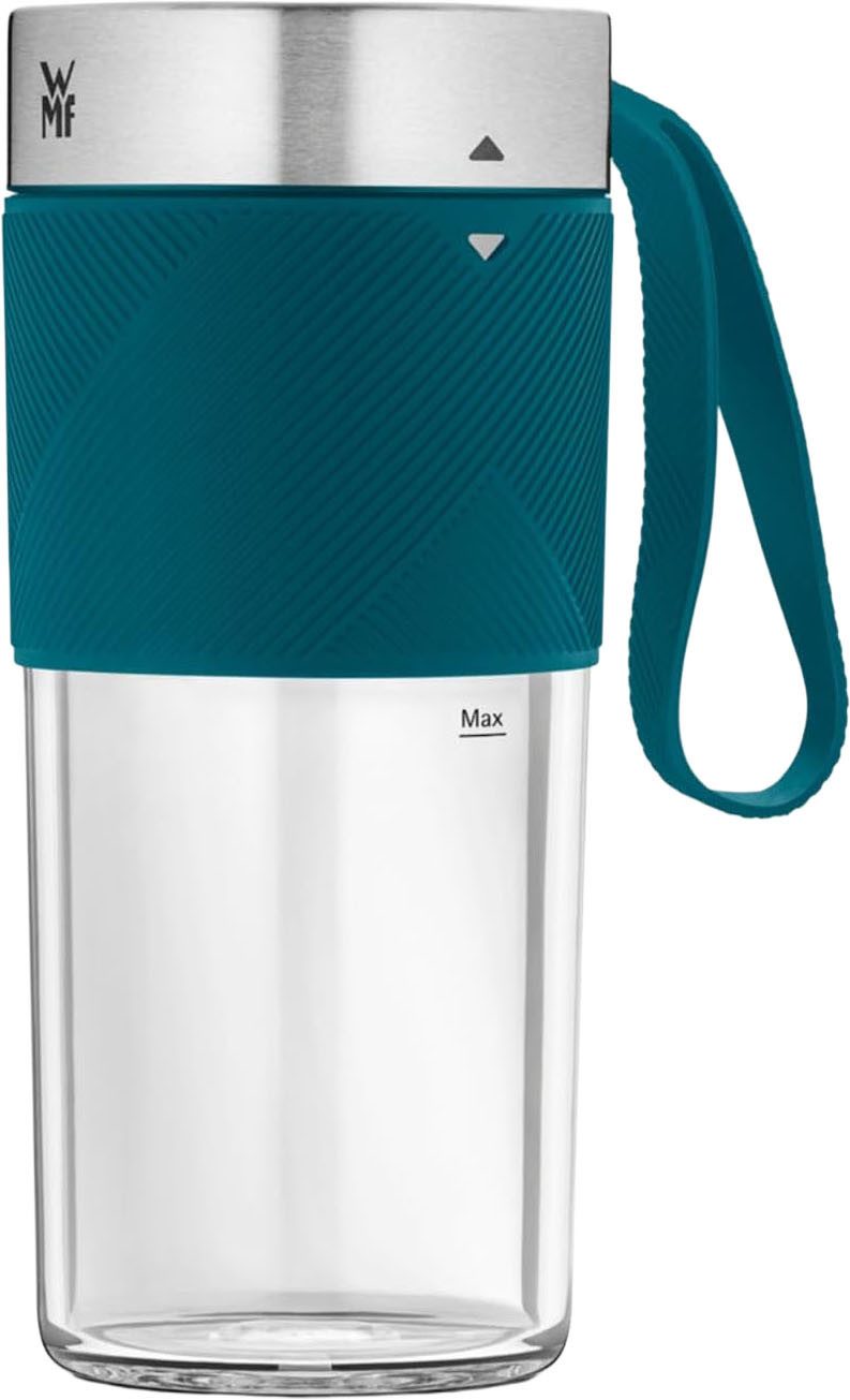 WMF Smoothie-Maker KÜCHENminis Mix on the Go, 50 W, tragbar, wiederaufladbar, 300 ml, 50 W, langlebiger Akku, 20.000 U/min