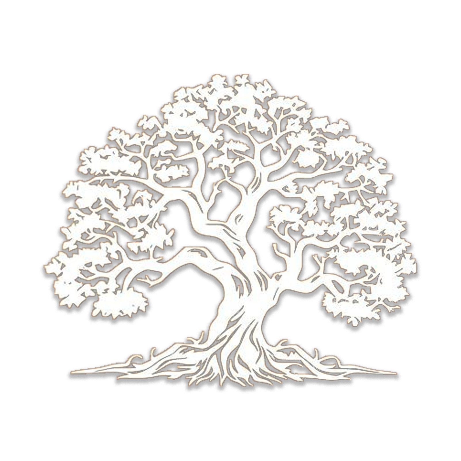 Jumpeak Wanddekoobjekt Metall Baum des Lebens Kunst Wanddekoration,Baum Wanddekoration, Natur, Hergestellt aus Metall,Vier Farben zur Auswahl,2 Größe