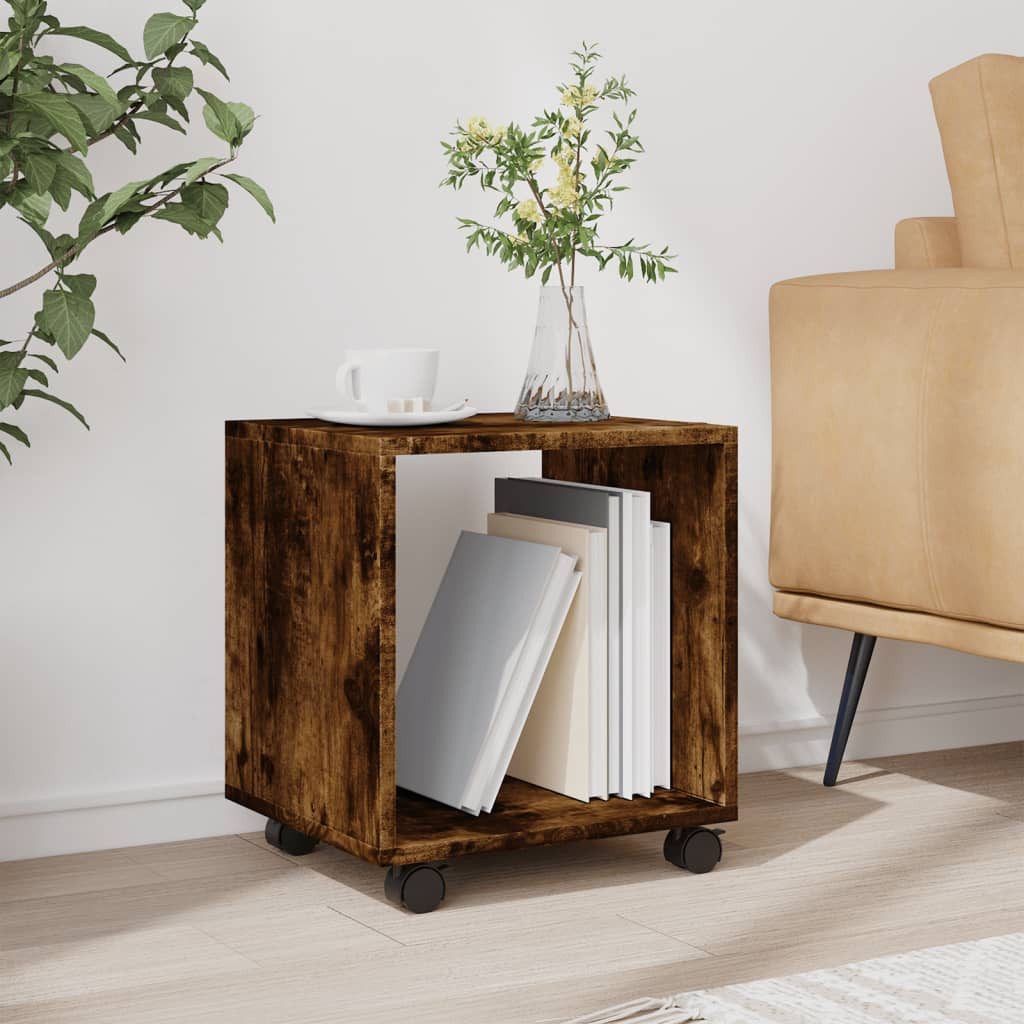 vidaXL Beistelltisch Rollschrank Räuchereiche 37x33x42,5 cm günstig online kaufen