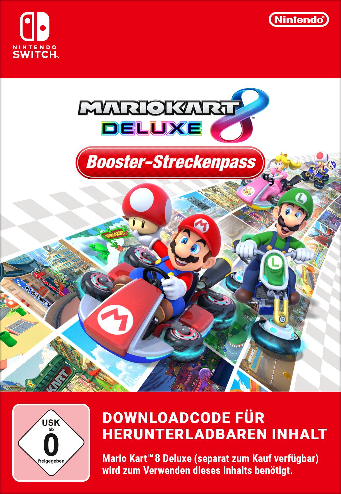Mario Kart 8 Deluxe – Booster Strecken Pass (Download-Code), Nintendo Switch
