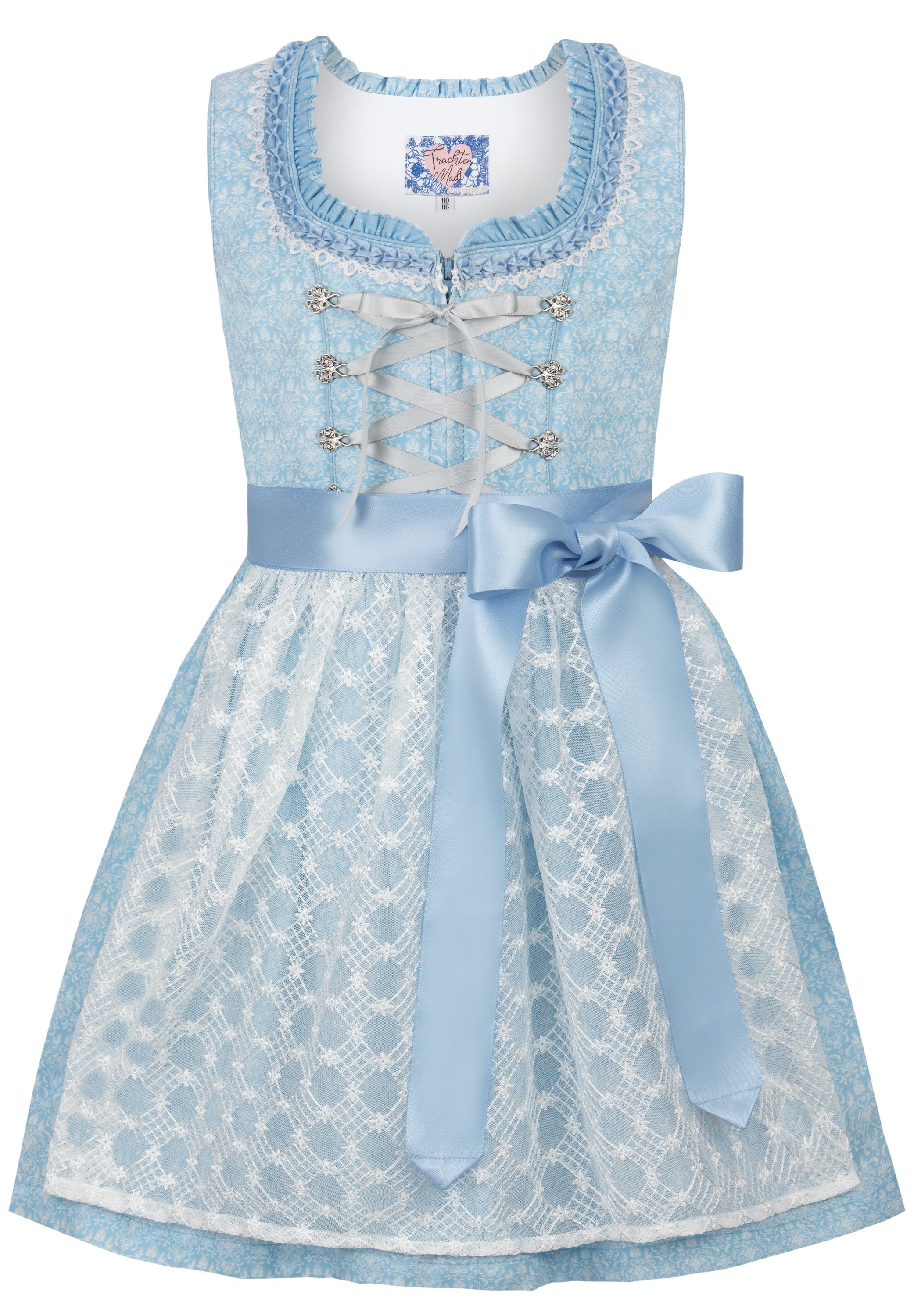 Stockerpoint Trachten-Dirndl Für Mädchen 'Karla' – Kinderdirndl Ohne Bluse, Mit Schubtasche