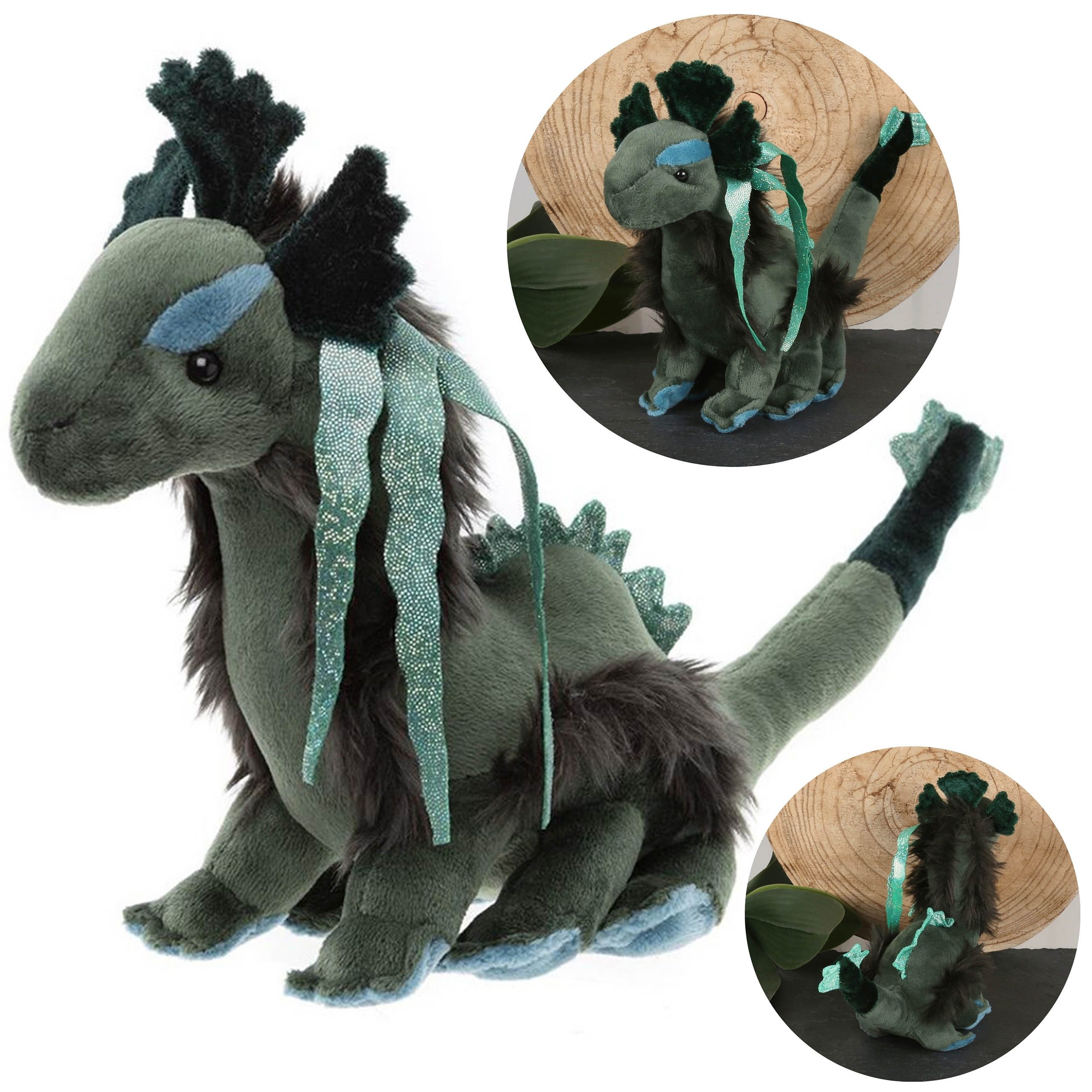 Kuscheltier Charlie Bears Maskottchen Nessie der Drache Cuddle Cubs Serie 15 cm