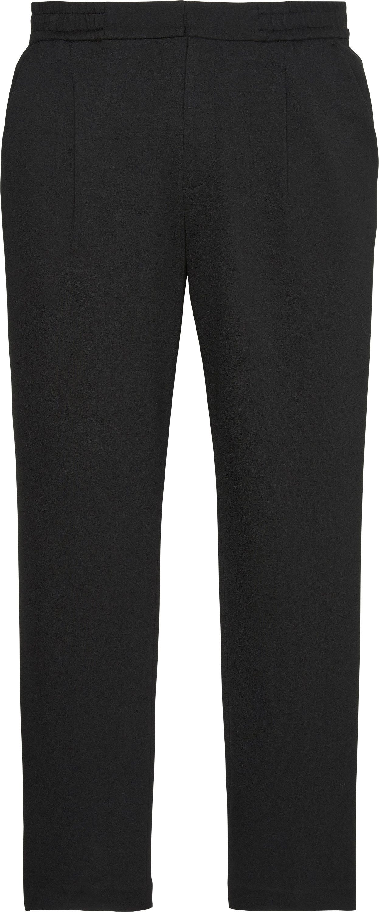 Calvin Klein Bundfaltenhose elastischer Bund, Slim fit, Bundfalte