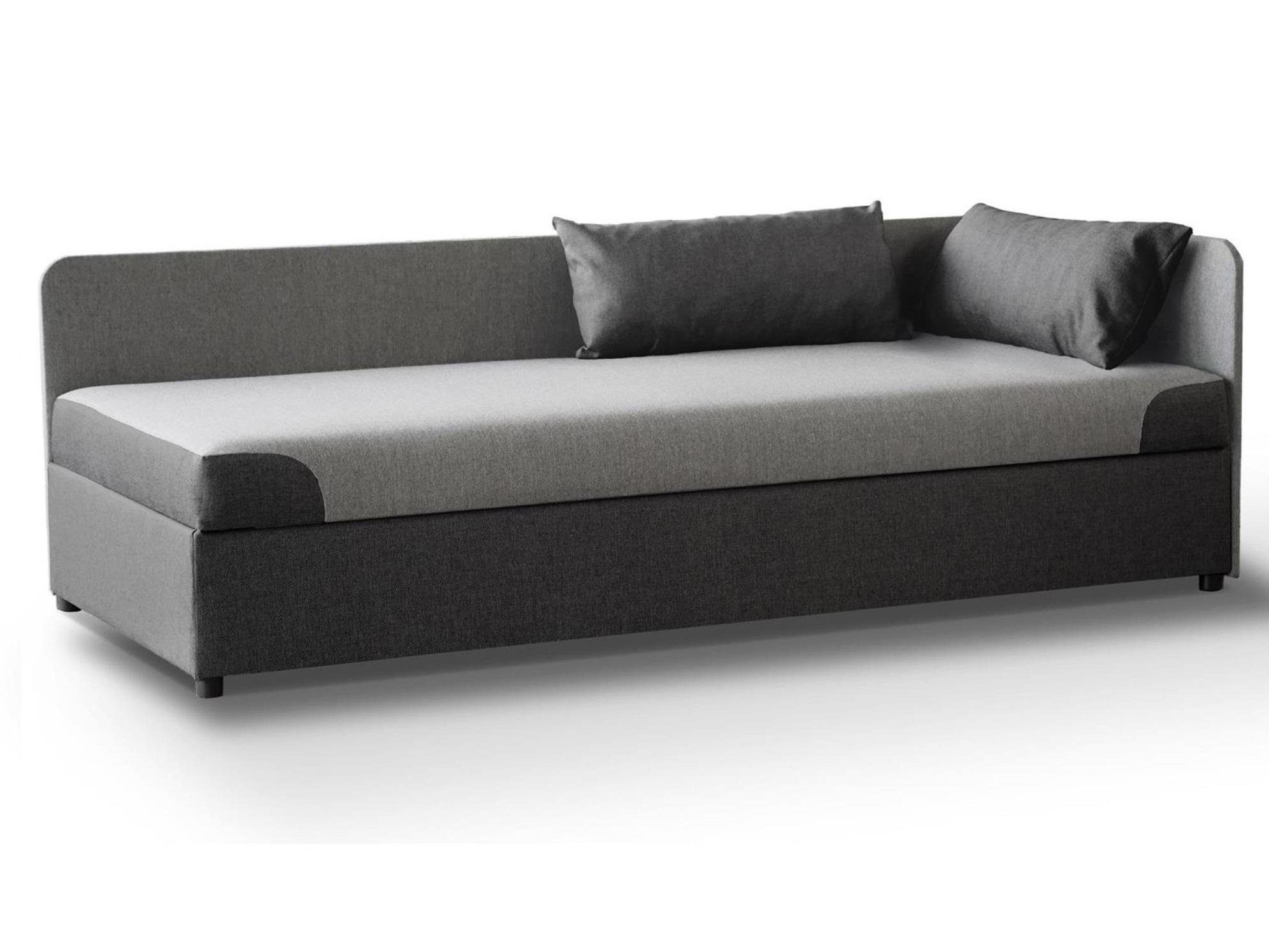 Beautysofa Schlafsofa Nelson, 90 x 200 cm Einzelsofa aus Struktur-Bezug, mit Relaxfunktion