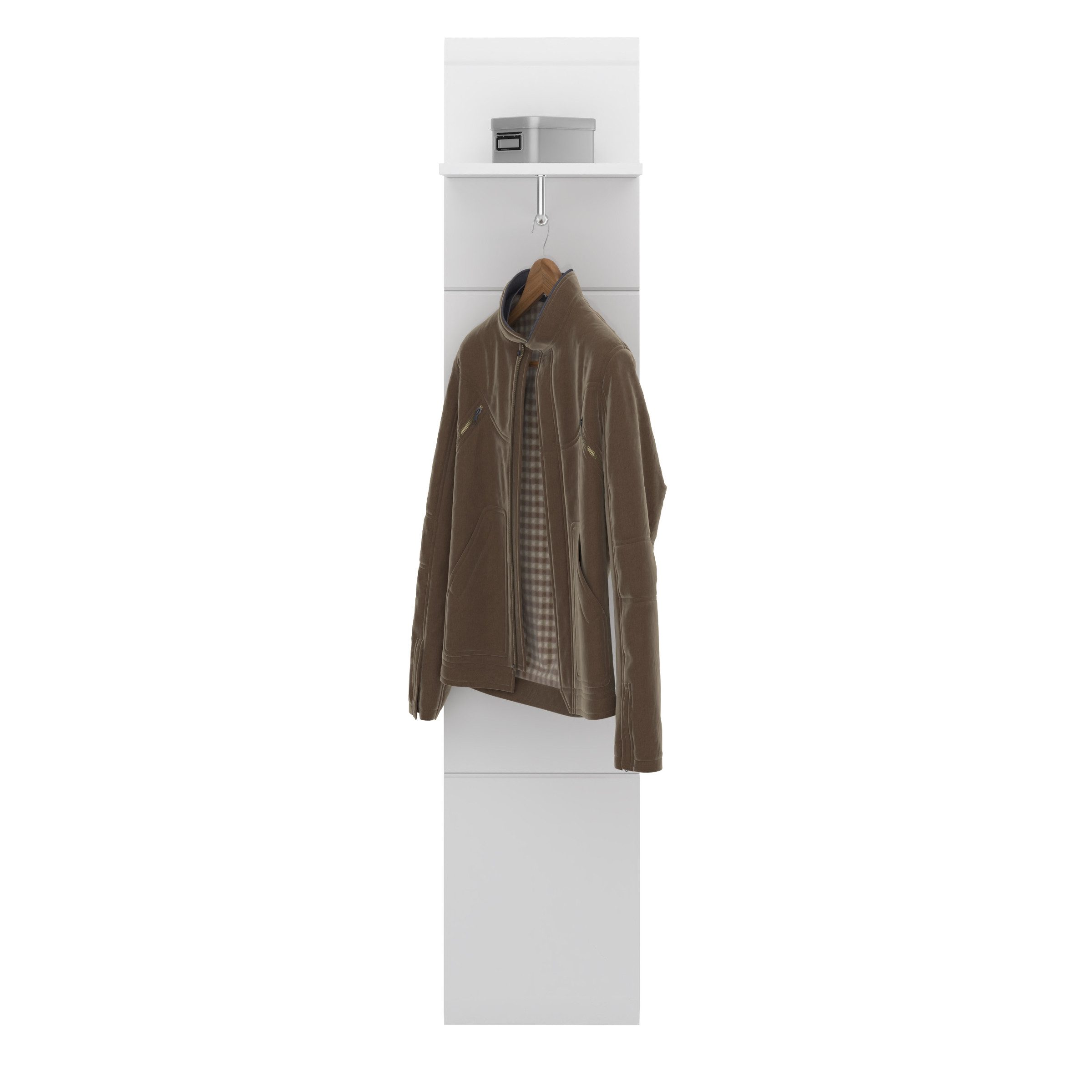 Meble Wójcik Garderobenpaneel in Alpinweiß/Weiß HG günstig online kaufen