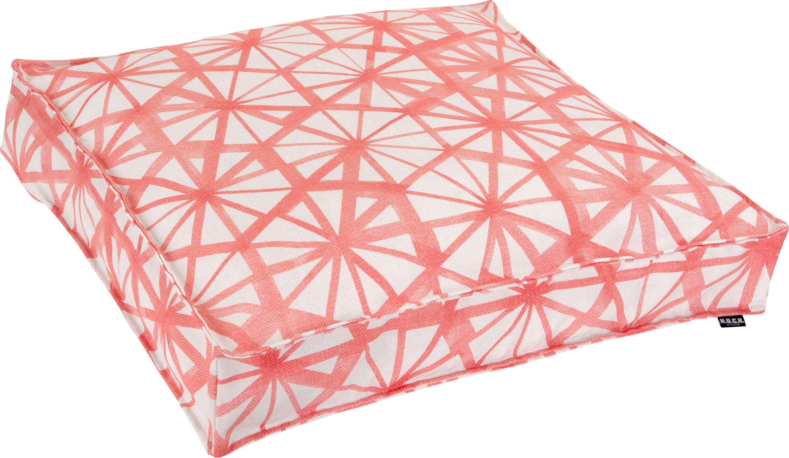 H.O.C.K. Bodenkissen Kami, mit geometrischen Muster