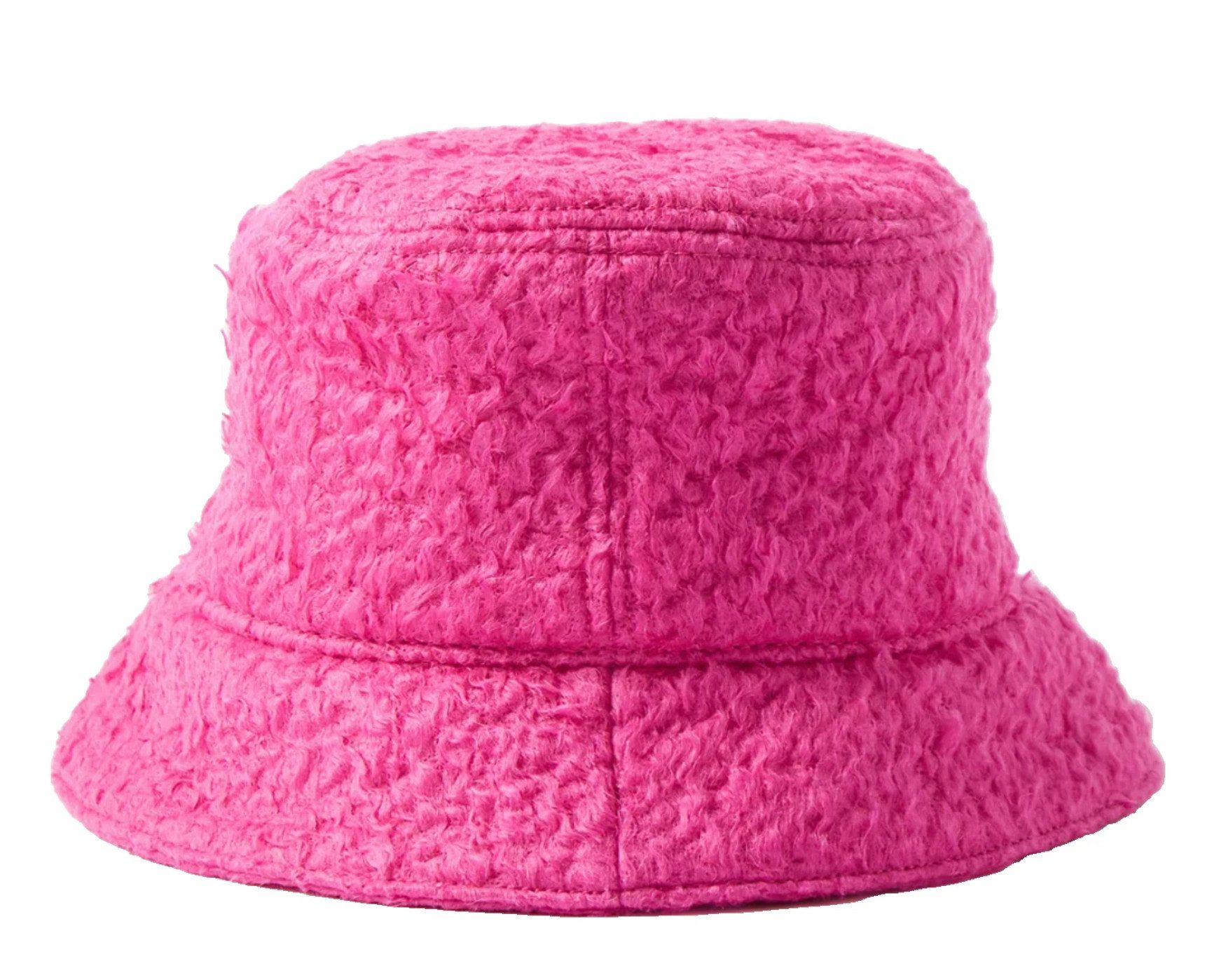 Valentino Fischerhut Unisex Mütze Bucket Hat Faux Kunstfell V-Logo Made in Italy – hochwertige italienische Verarbeitung