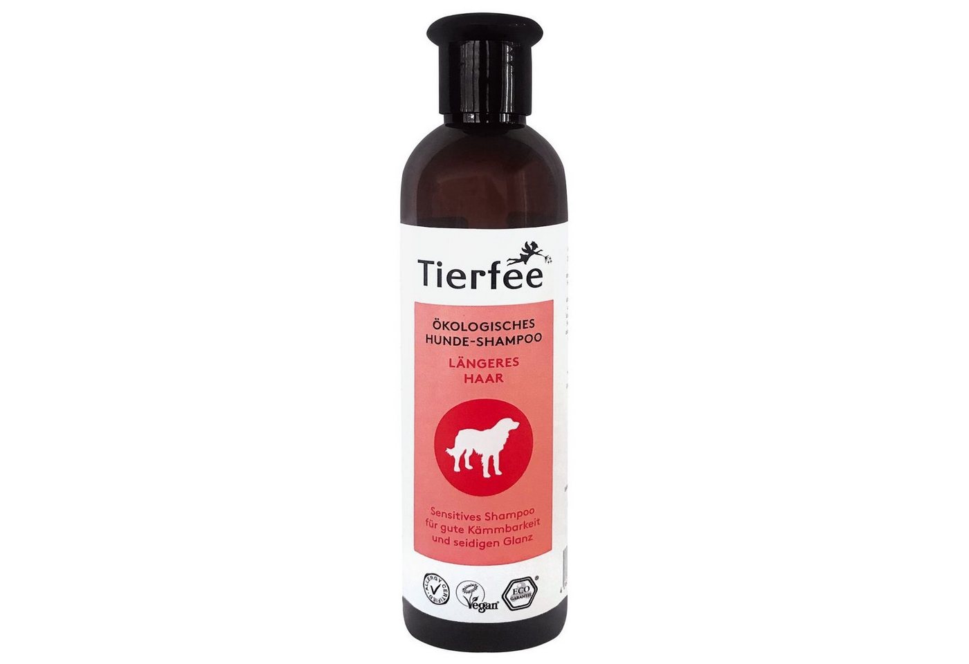 Tierfee Tiershampoo Ökologisches Hunde-Shampoo für längeres Haar 250 ml, 250 ml, ökologisch, vegan