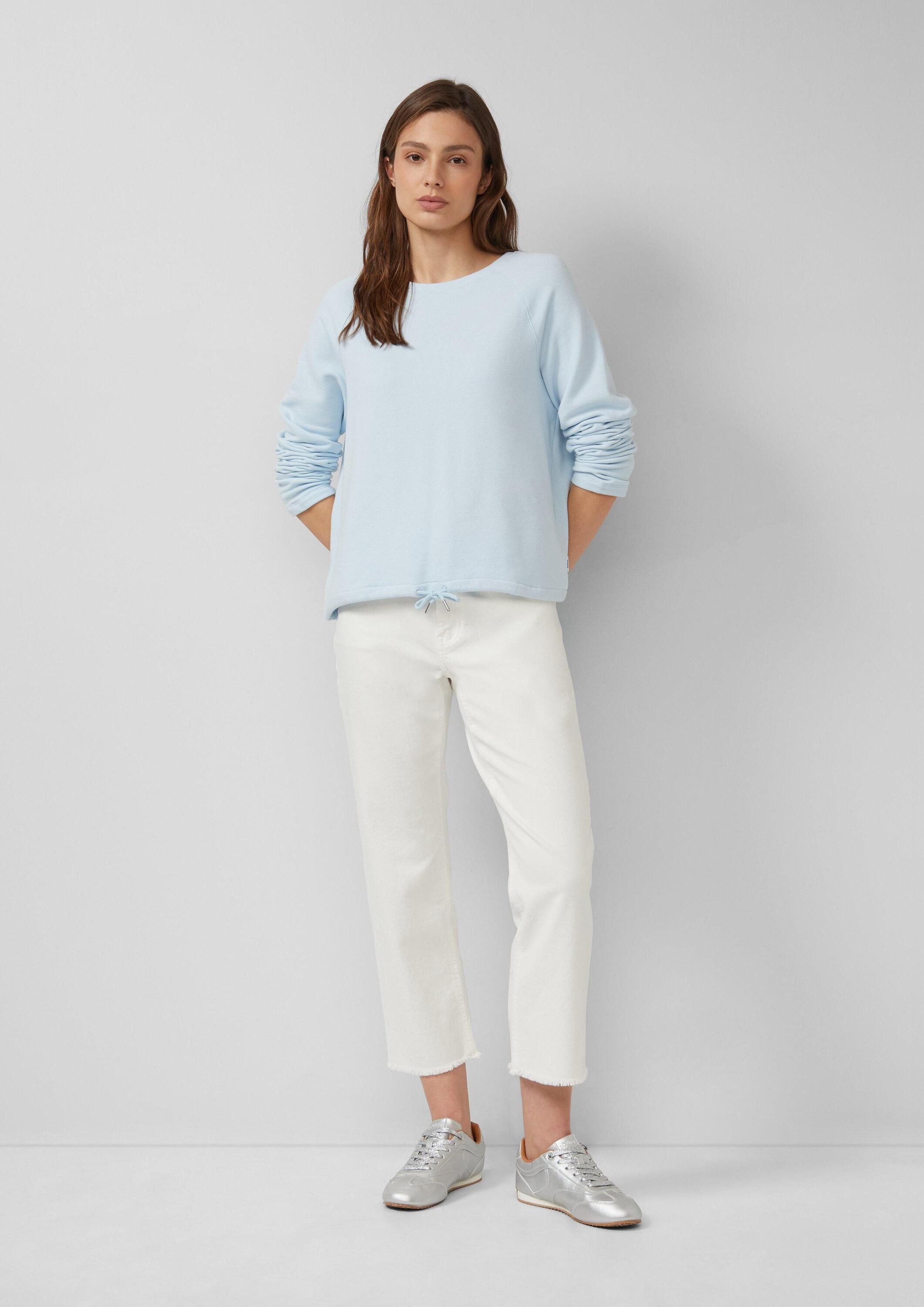 s.Oliver Sweatshirt Sweatshirt Sweatshirt im Relaxed Fit mit Rückenprint – Bild 5 von 5