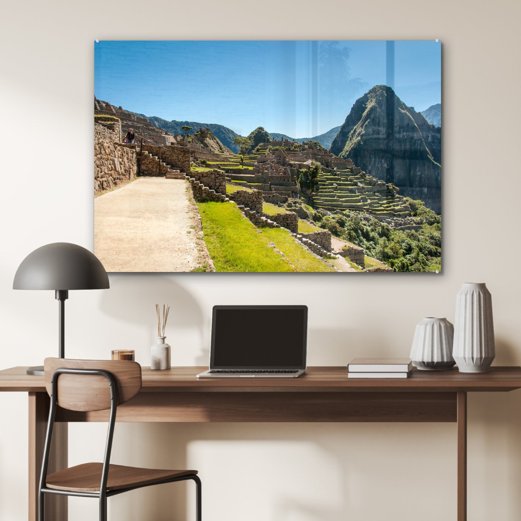 Peru, Schlafzimmer Acrylglasbilder Acrylglasbild Wohnzimmer Machu MuchoWow sonniger & St), Pichu Nachmittag (1