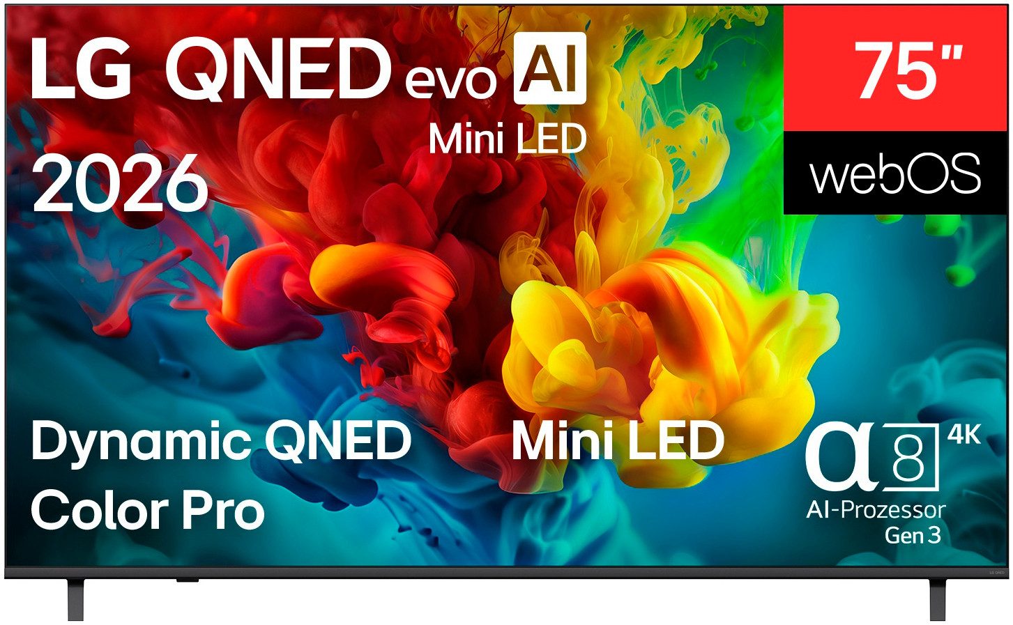 LG 75QNED82B6A QNED-Fernseher (189 cm/75 Zoll, 4K Ultra HD, Smart-TV)