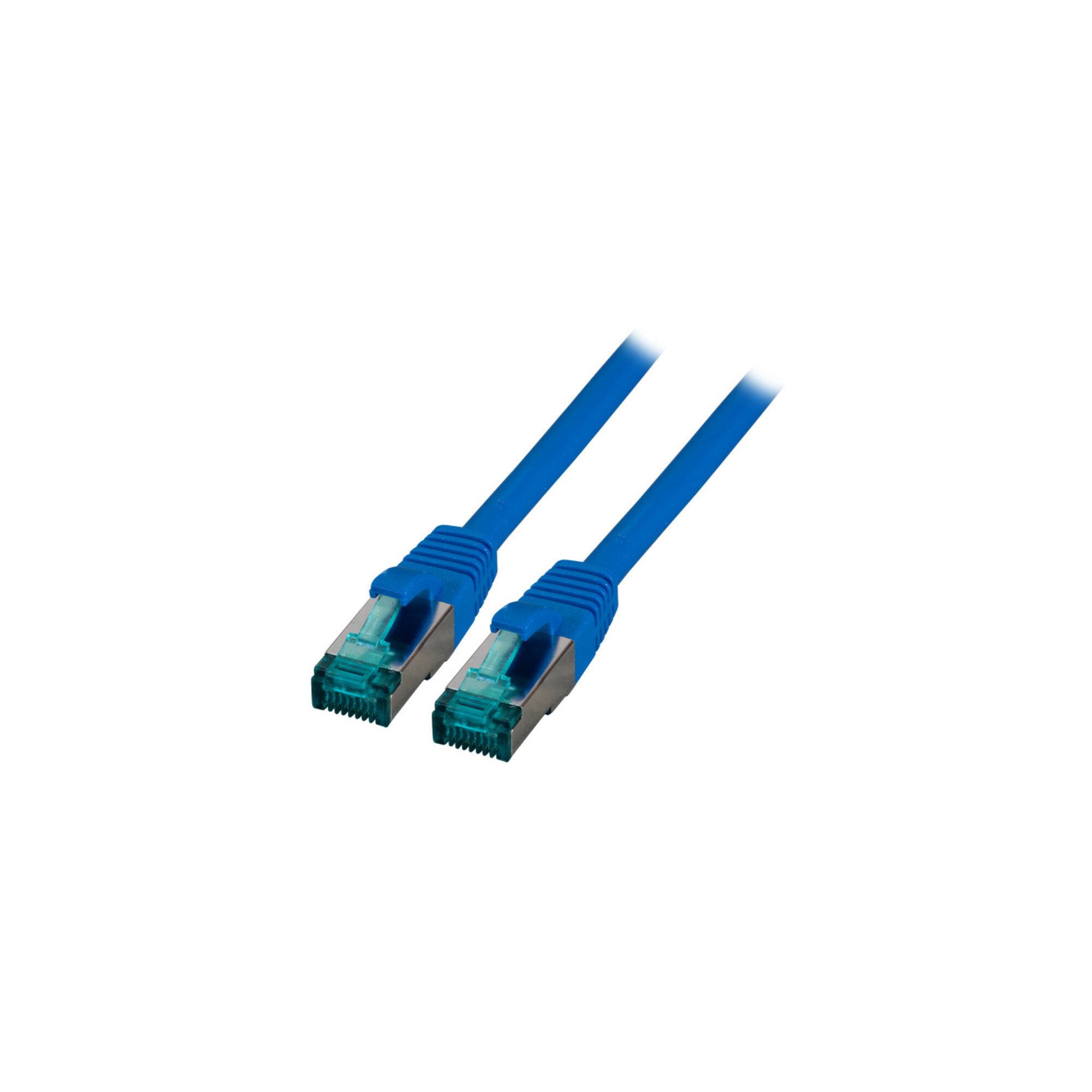 EFB EFB-Elektronik Patchkabel Cat.6A S/FTP RJ45 EC6000A 1m bl X-Link Lade-und Datenkabel