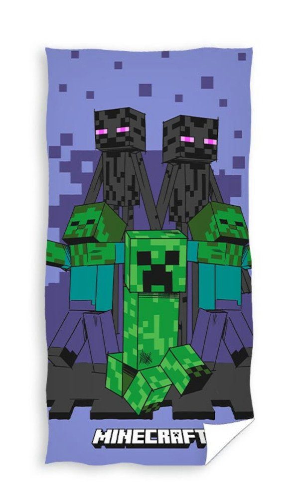 Minecraft Strandtuch Minecraft Badetuch Handtuch Strandtuch günstig online kaufen