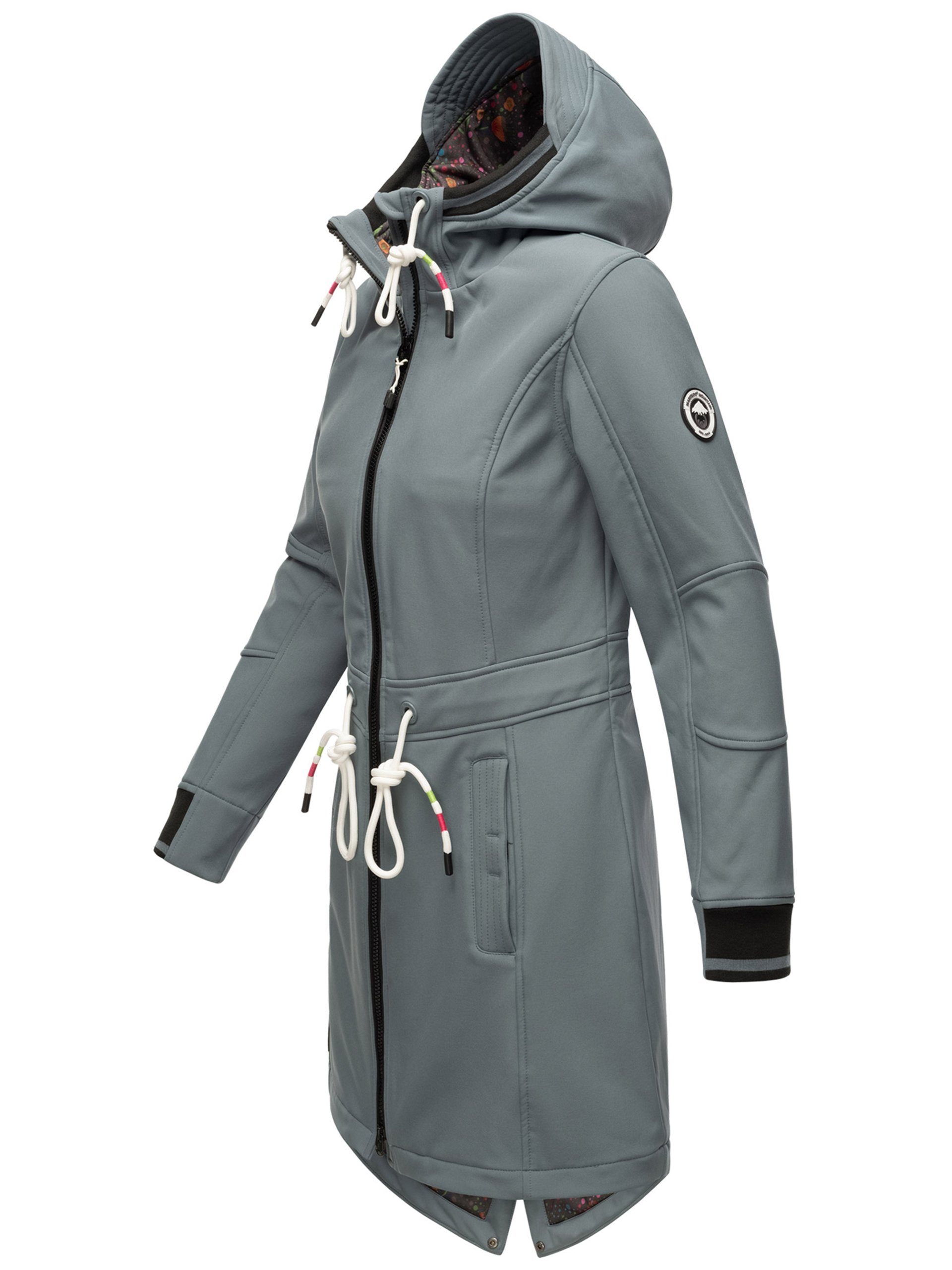 Marikoo Softshelljacke Mount Furnica mit hochschließendem Kragen – Bild 3 von 5