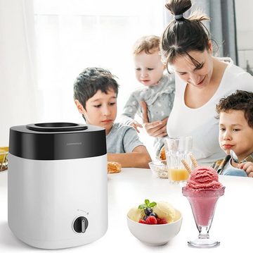 MVPower Eismaschine Coco, 2,00 l, 18,00 W, abnehmbarer Eisbehälter, praktisches Design & einfache Bedienung