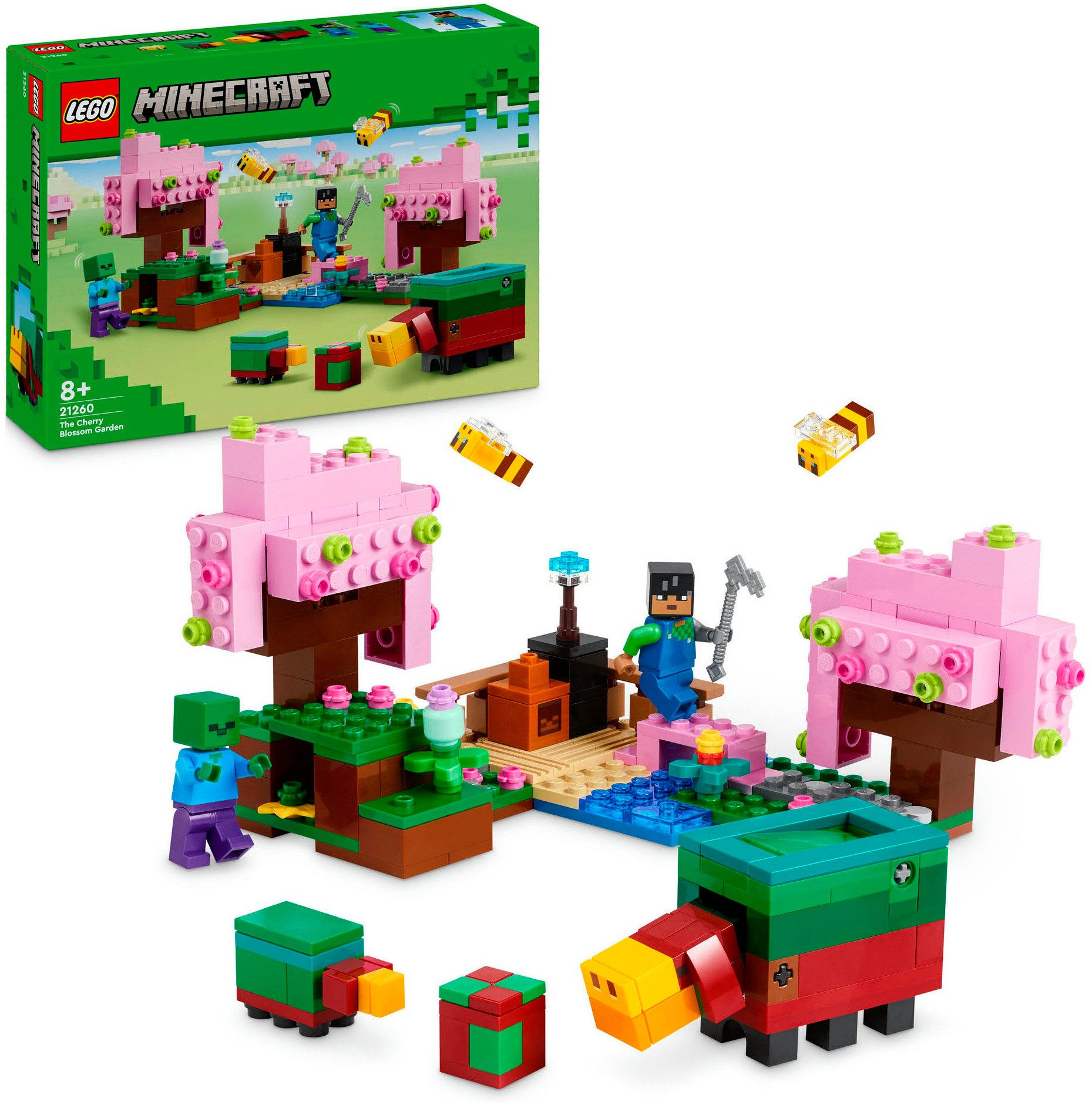 LEGO® Der Kirschblütengarten (21260), LEGO Minecraft Konstruktionsspielstei günstig online kaufen
