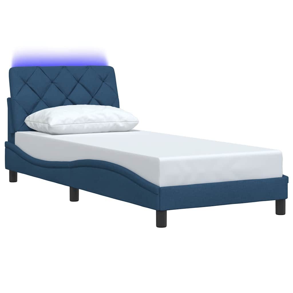 vidaXL Bett Bettgestell mit LED ohne günstig online kaufen