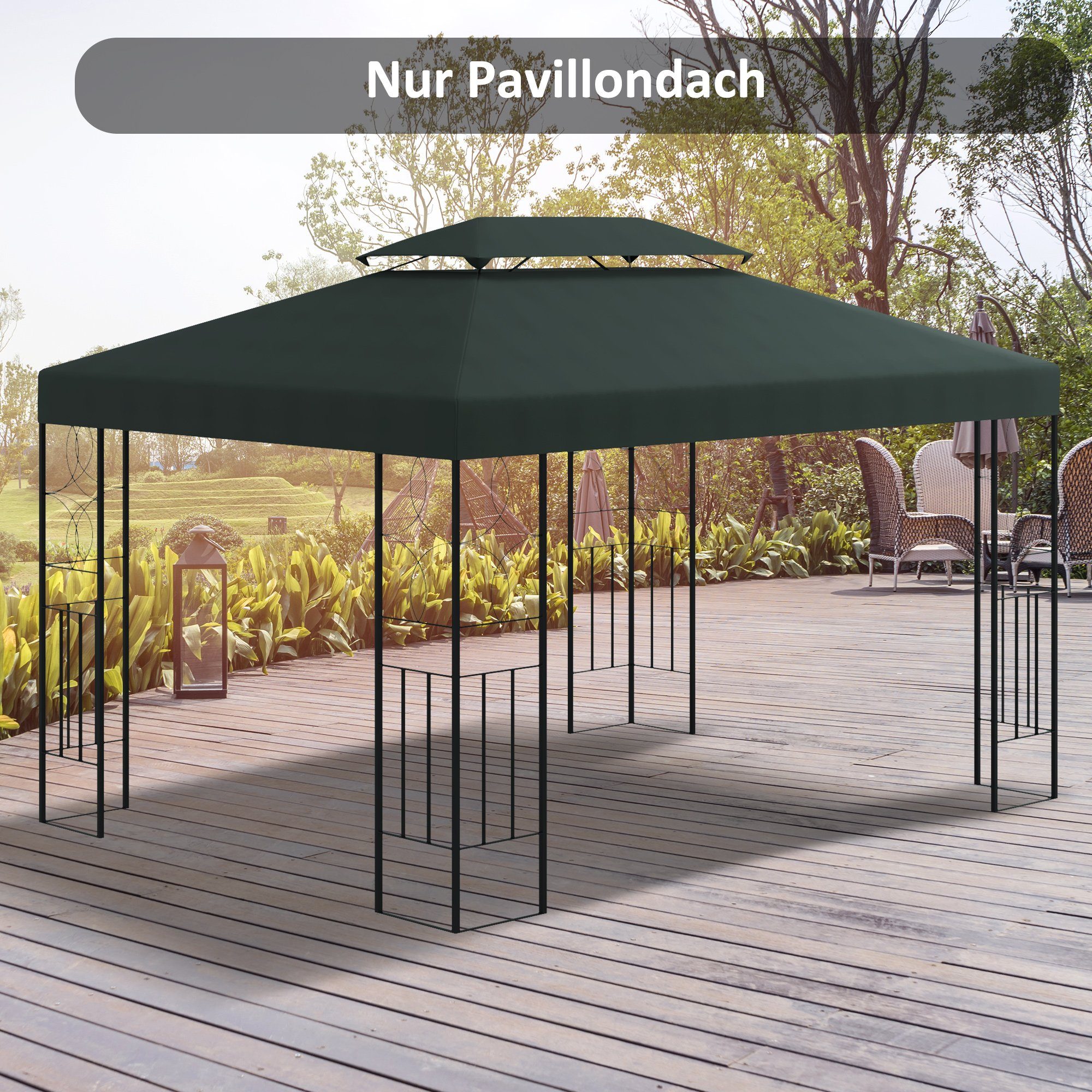 Outsunny Pavillon-Ersatzdach Pavillondach günstig online kaufen