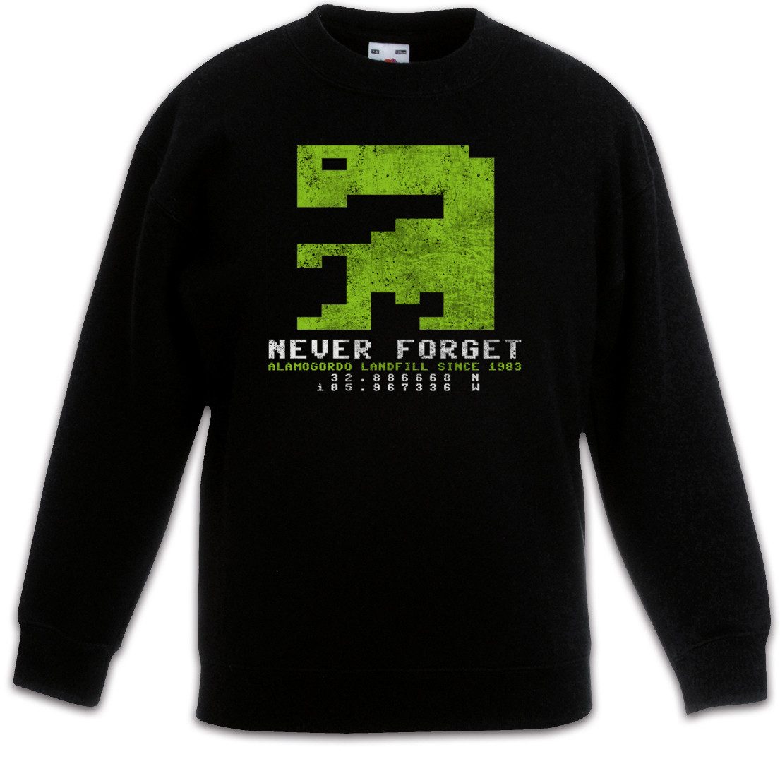 Sweatshirt Never Forget Sprite Kinderpullover Außerirdischer Extra Terrestrial ET