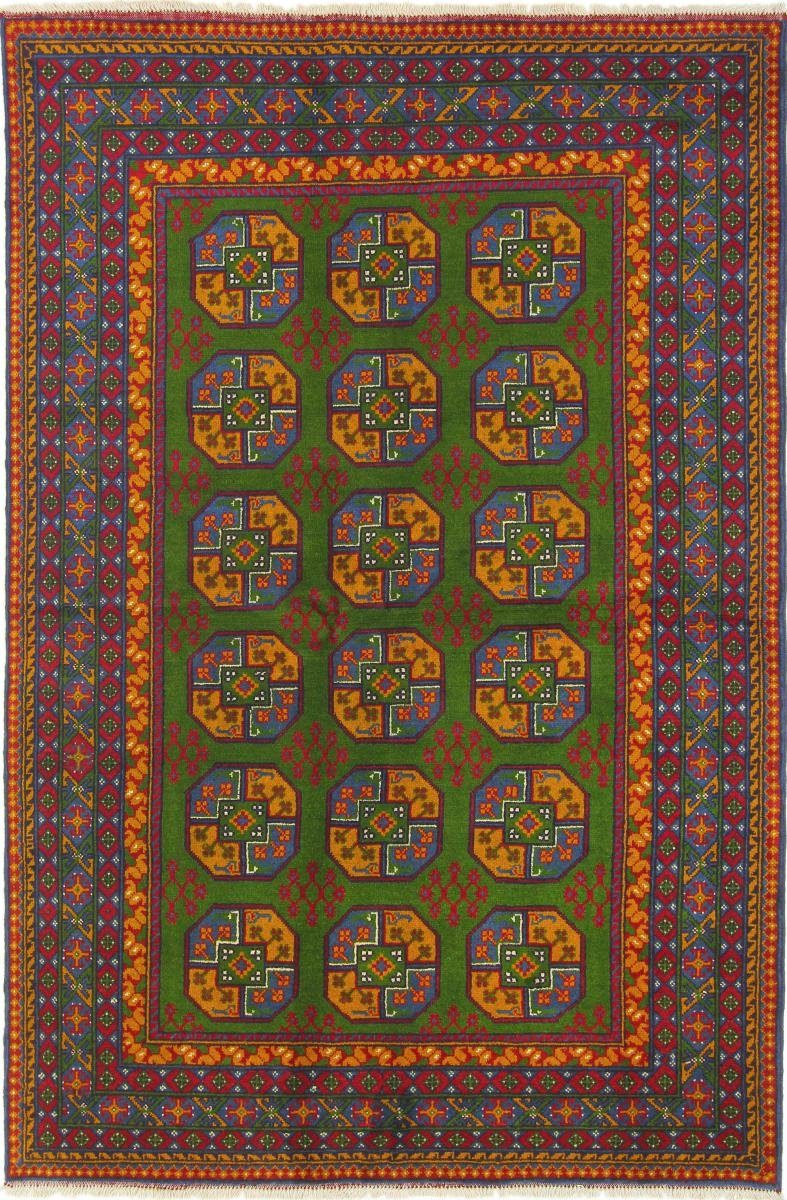 Höhe: Orientteppich, Handgeknüpfter Nain Trading, Orientteppich 6 rechteckig, 161x245 Akhche Afghan mm