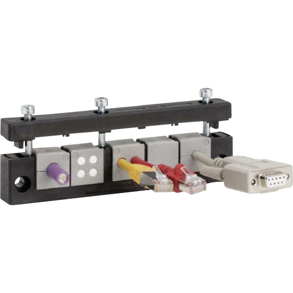 TRU COMPONENTS Kabeldurchfuhr TRU COMPONENTS DVK-W5 Kabeleinführungsleiste Klemm-Ø (max) 16 mm P, DVK-W5