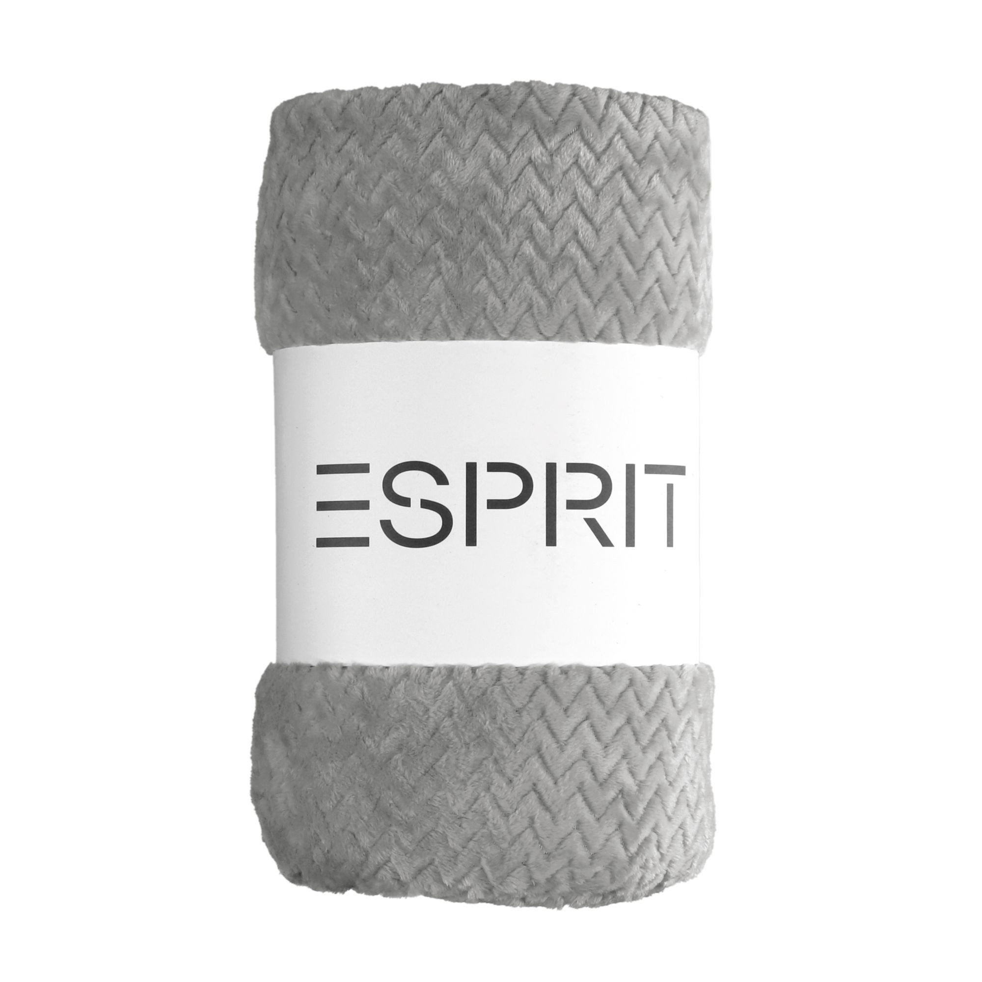 Esprit Tagesdecke COMFY-2 Wohndecke Set, 140 x 190 cm in Grau günstig online kaufen