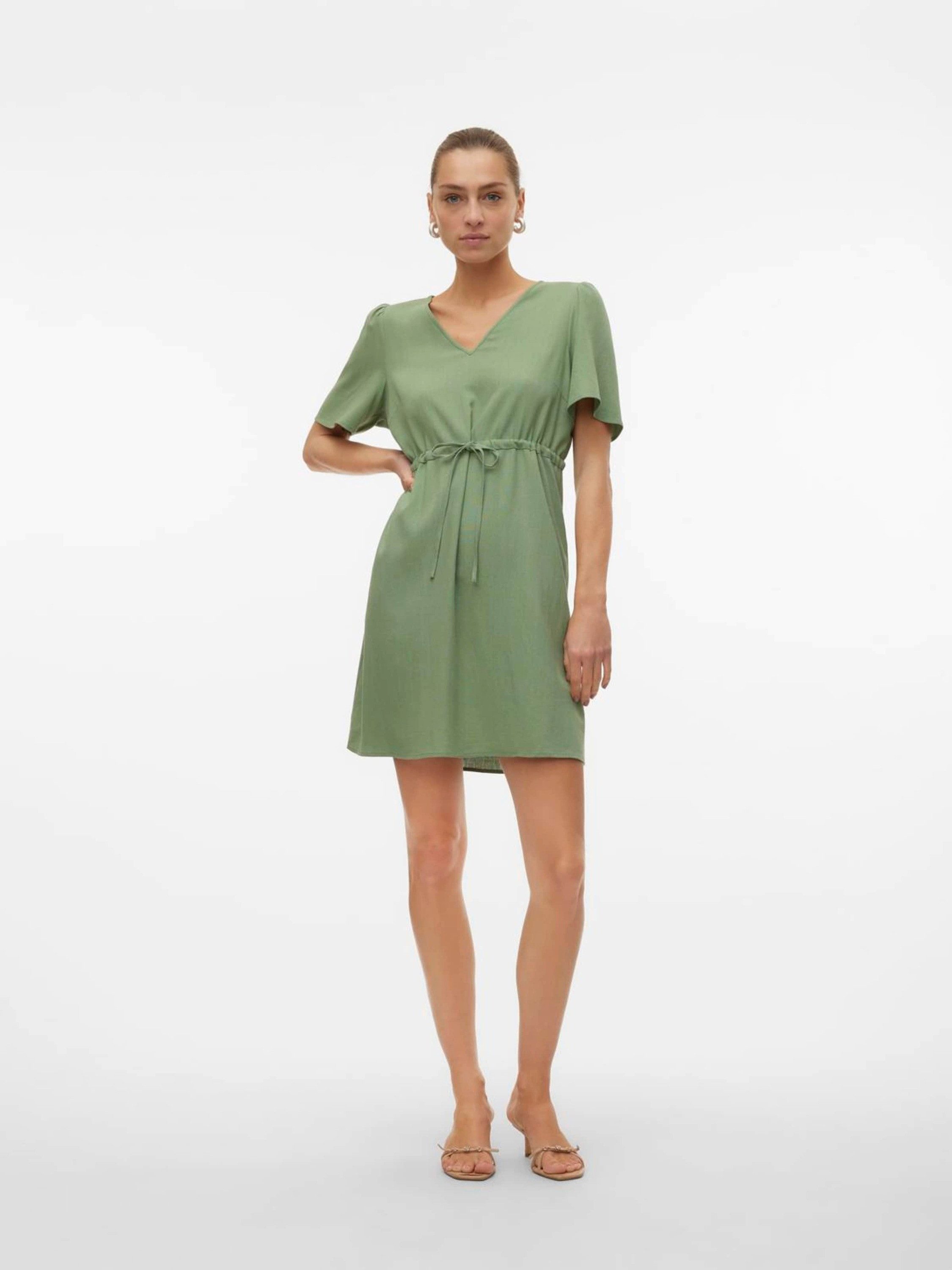 Vero Moda Jerseykleid VMMYMILO (1-tlg) Drapiert/gerafft günstig online kaufen