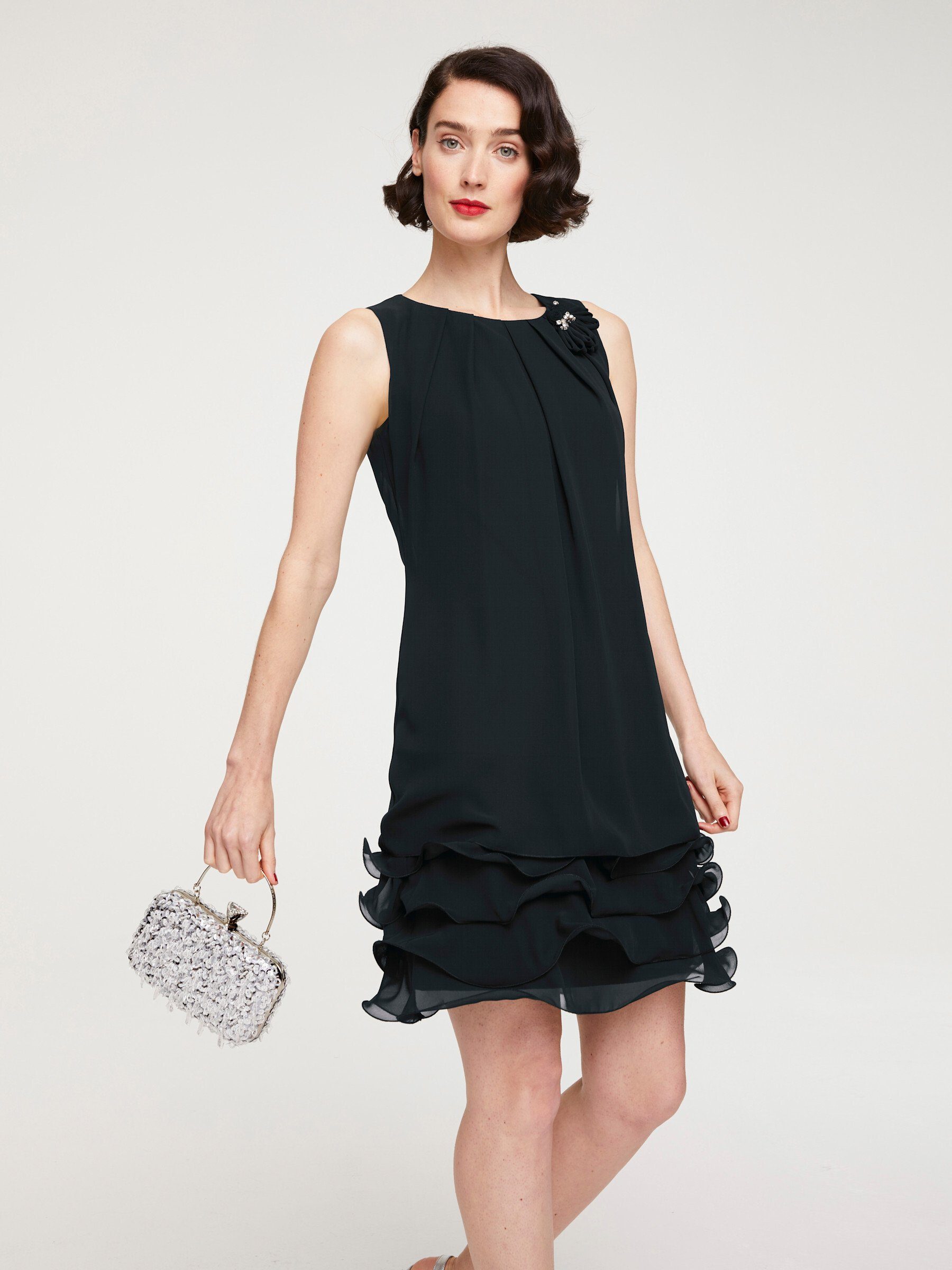 heine Etuikleid Cocktailkleid Ärmellos – Bild 4 von 5