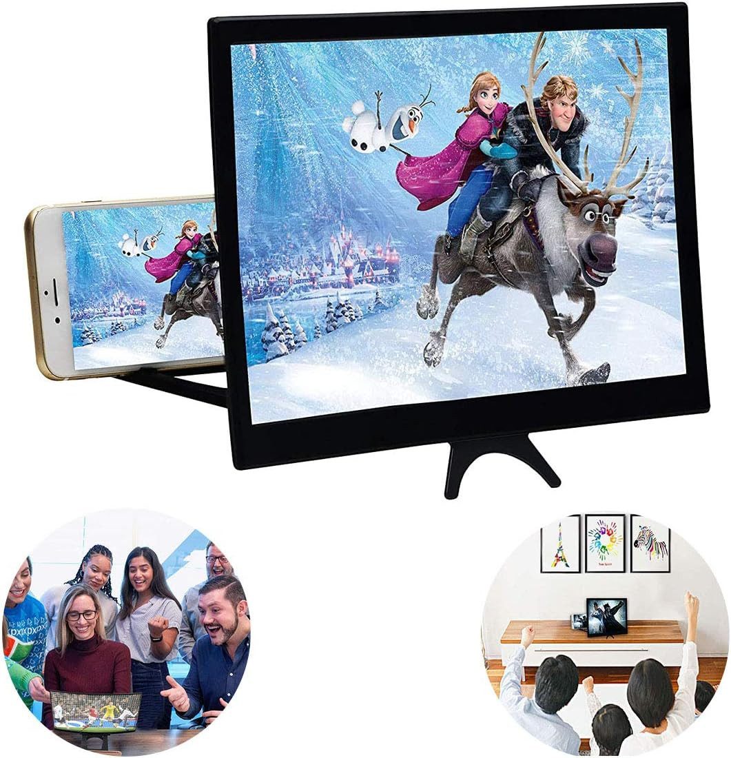 FELIXLEO Lupenbrille 12 Zoll Bildschirm Lupe Handy Lupe Faltbar für Smartphones, 1-tlg.