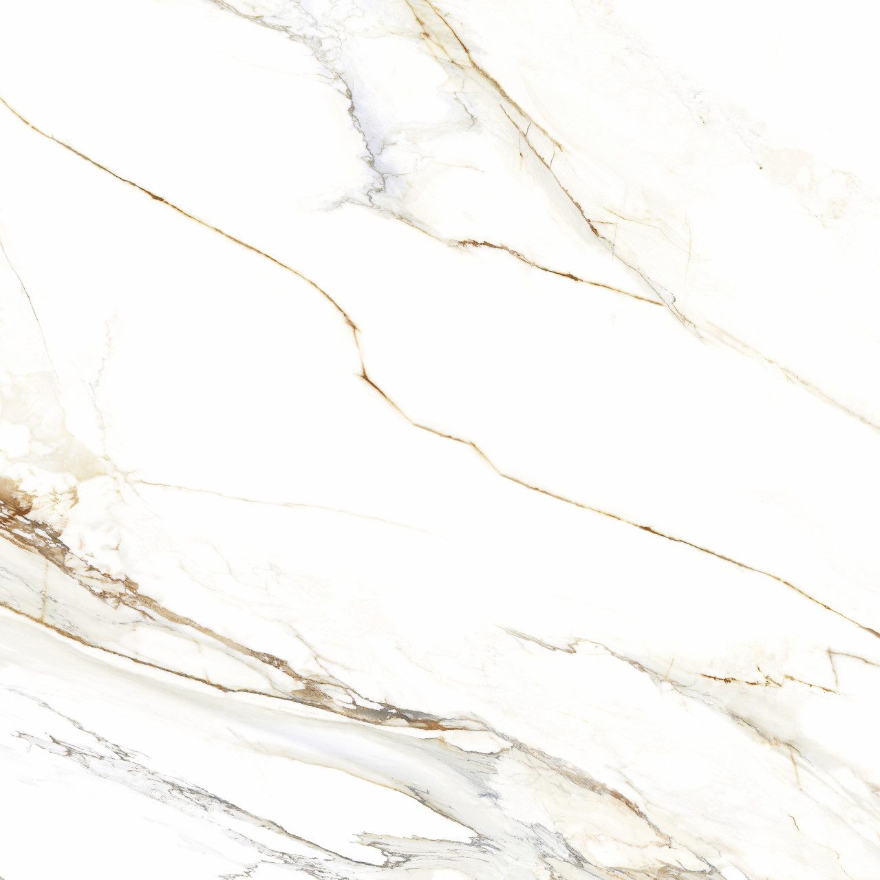 Euro Stone Wandfliese Bodenfliese Feinsteinzeug Venetion Gold 120 x 120, Feinsteinzeug, Weiß