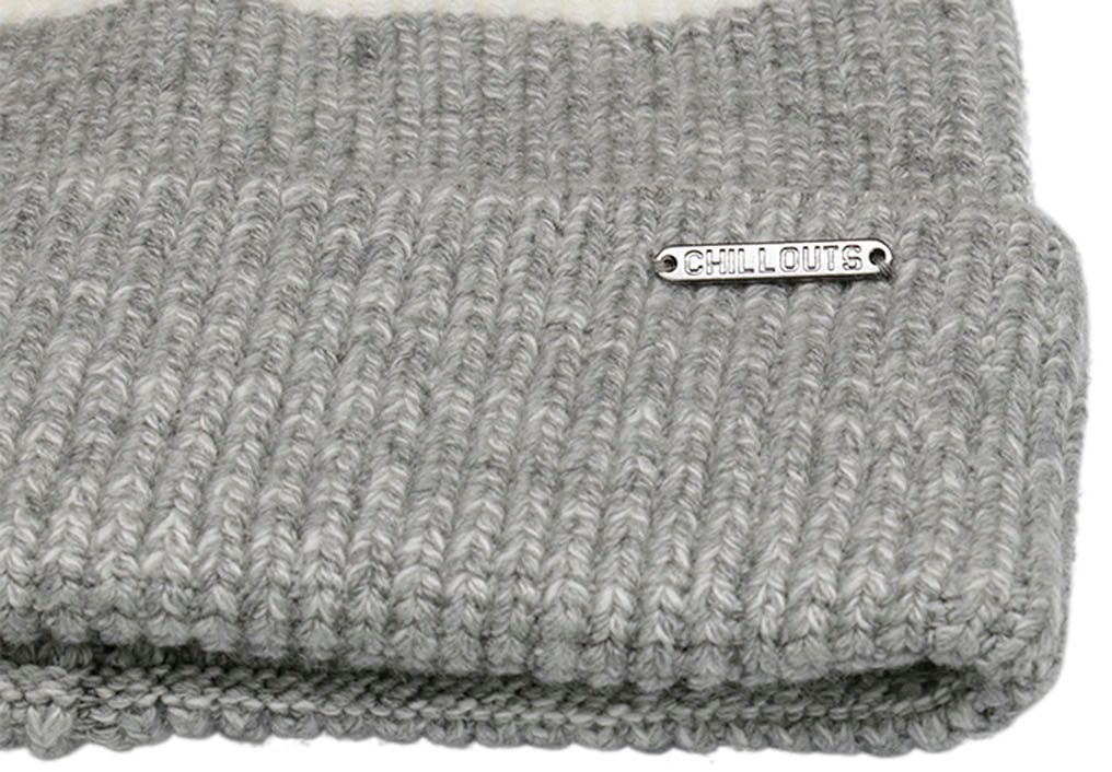 chillouts Beanie Felix Hat in Two-Tone Optik mit Umschlag