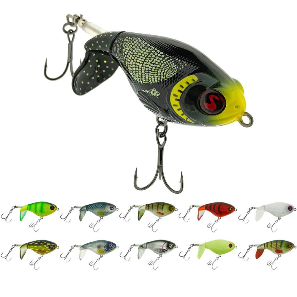 Wobbler 16,5g, Plopper 75 Whopper Perca (1-St) Kunstköder River2Sea River2Sea