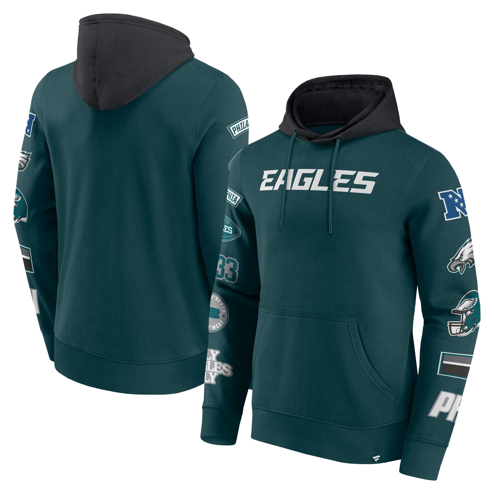 Fanatics Kapuzenpullover Fanatics Hoodie Philadelphia Eagles Patched Out Fl günstig online kaufen