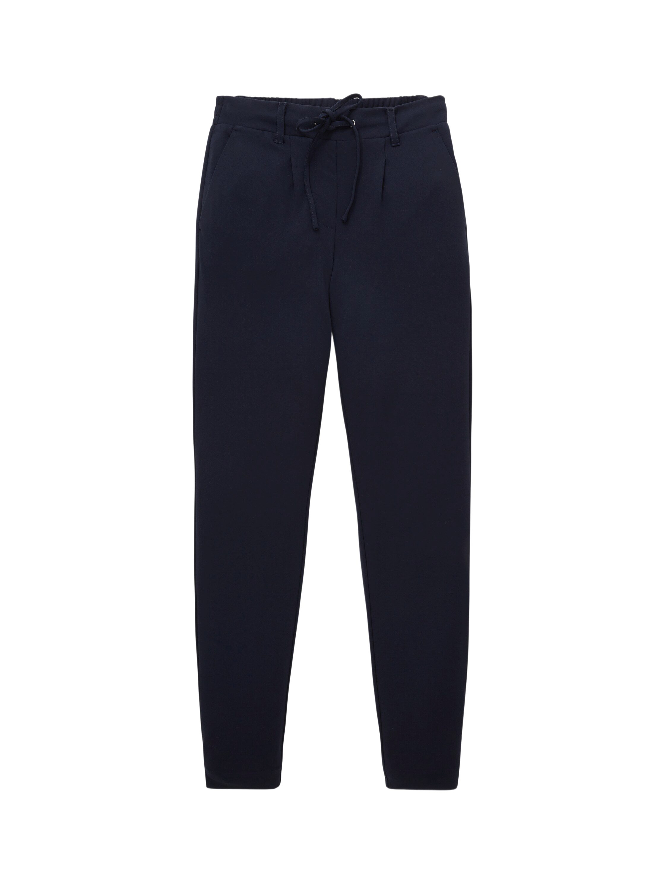 TOM TAILOR Jerseyhose N blau,Casual,Viskose,Unifarben,Gerade,Mittel