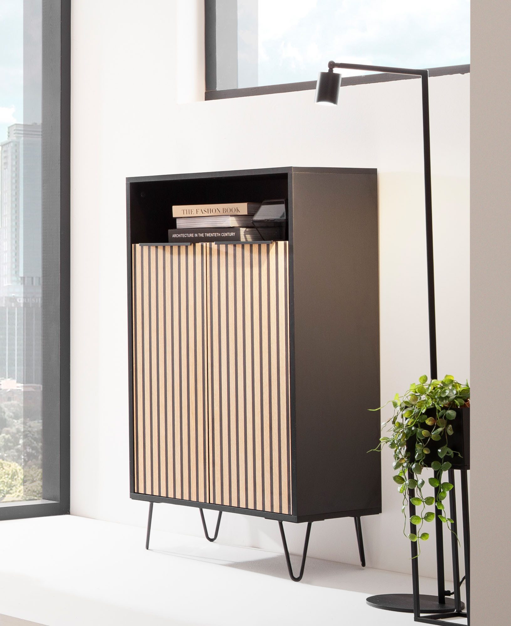 Schildmeyer Schuhschrank "Hank, Breite 60 cm" Front mit Akustikprint günstig online kaufen