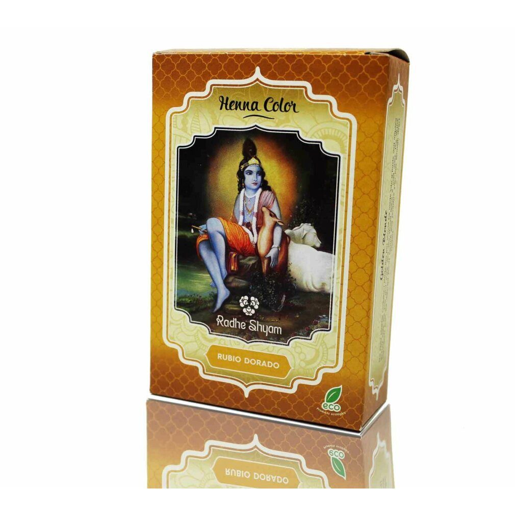 RADHE Mascara Henna Rubio Dorado Polvo 100g
