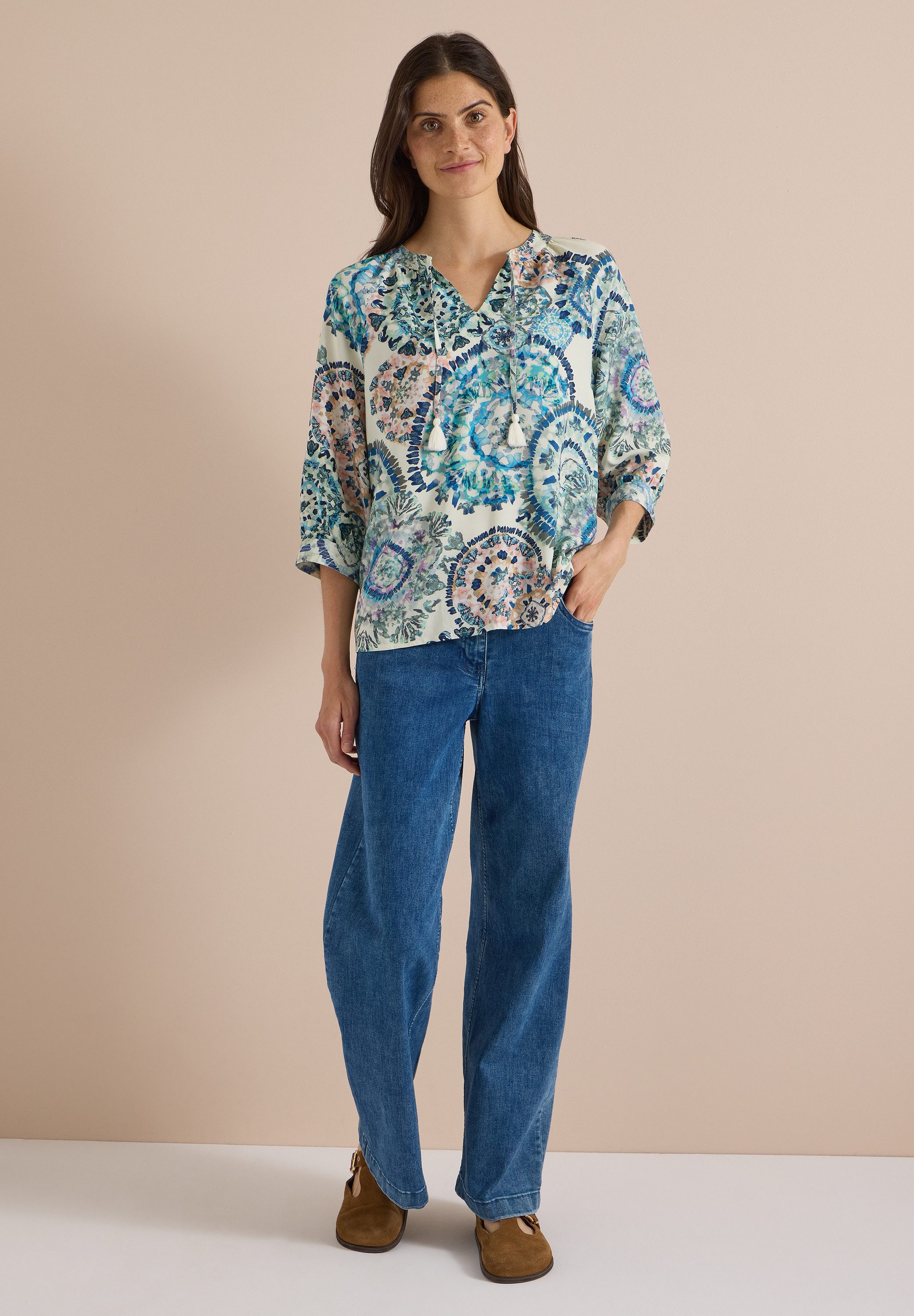 CECIL Shirtbluse mit 3/4 Ärmeln