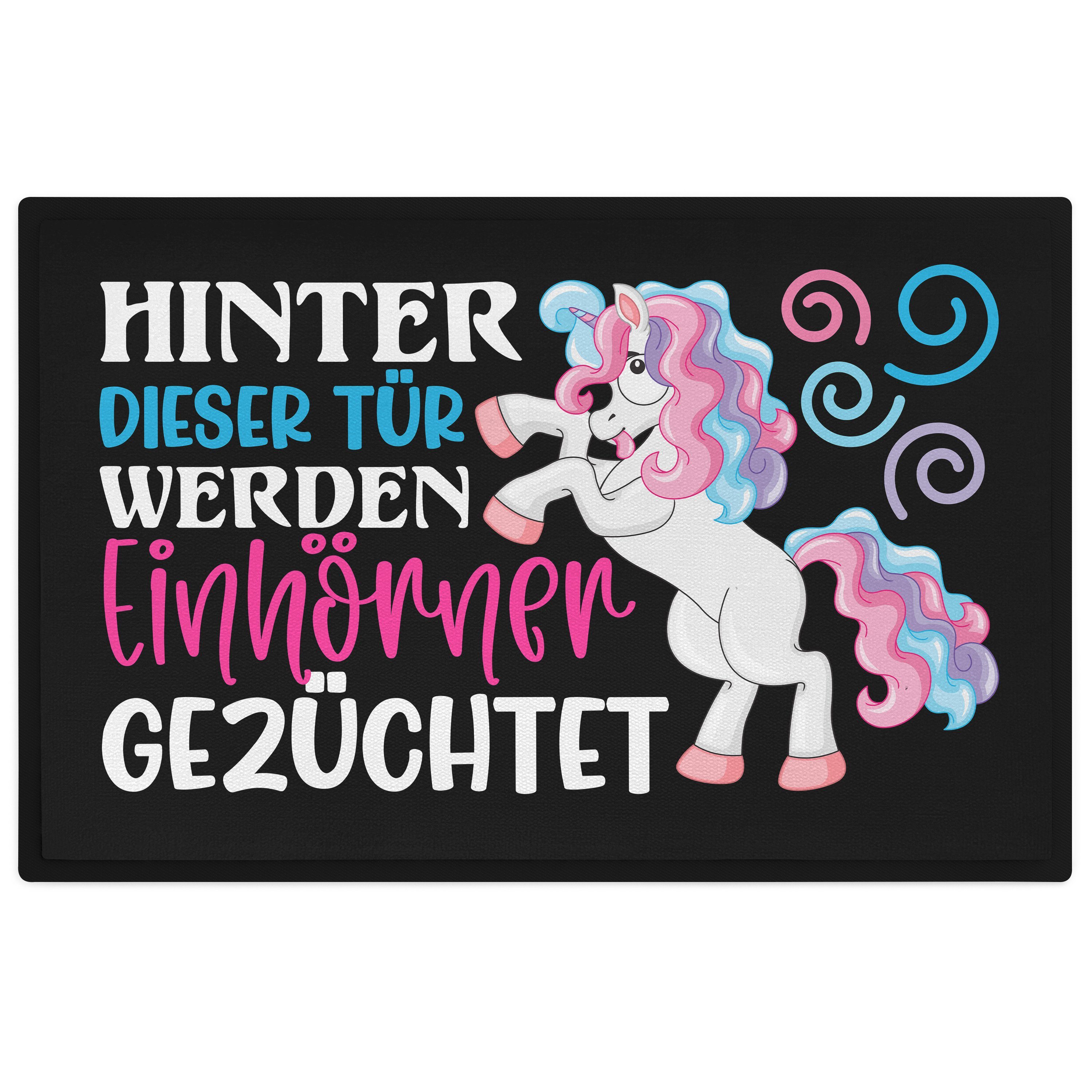 Fußmatte Lustige Fußmatte Frauen Spruch Einhorn Witz Kollegin Einhörner