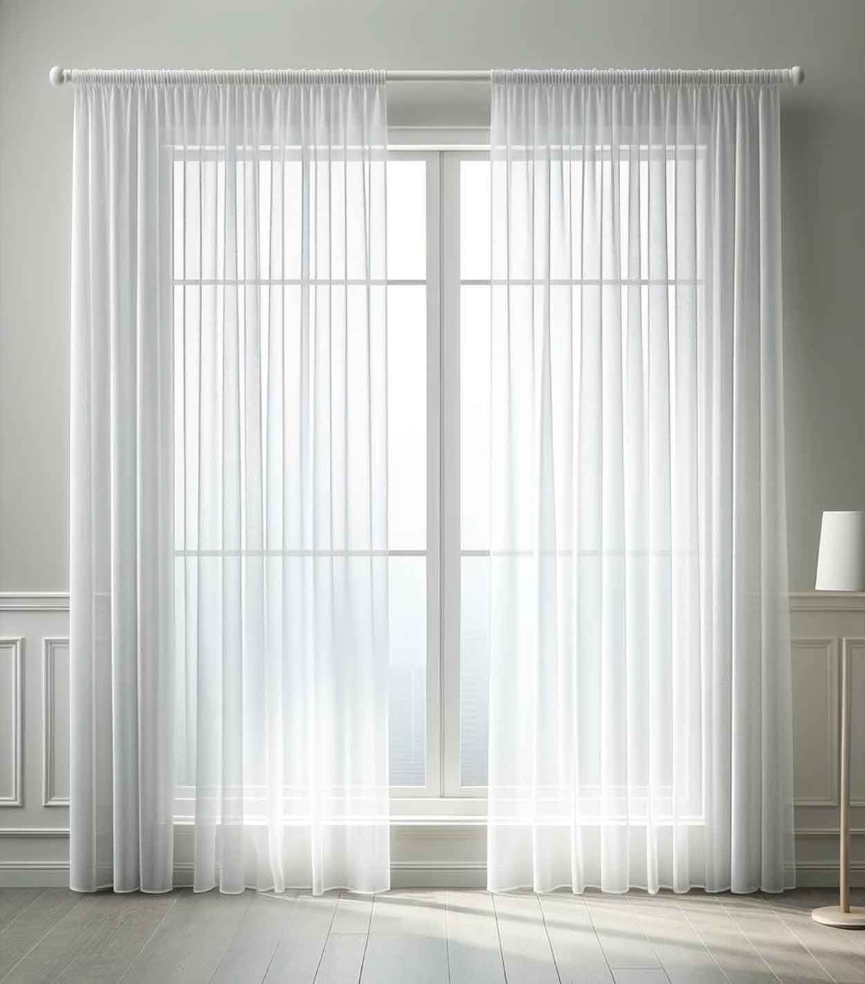 Gardinenbox Gardine (1 St), Kräuselband, transparent, Voile, Store transpar günstig online kaufen