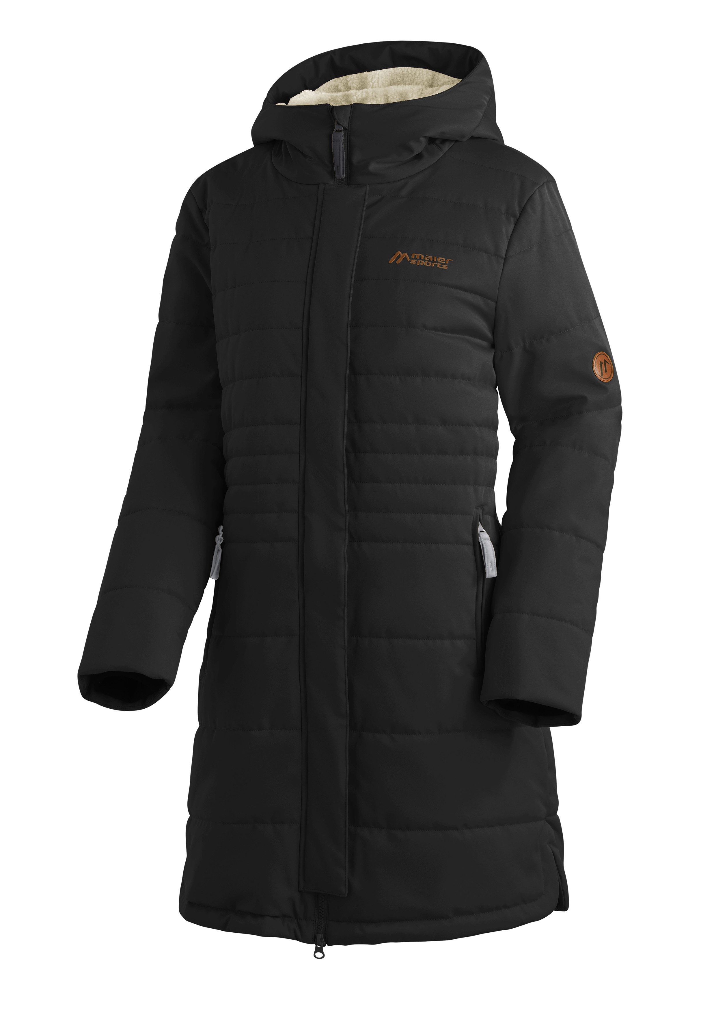 Maier Sports Winterjacke LAERKE 2.0 Damen Mantel, atmungsaktiver Wintermantel mit Kapuze, wasserdicht