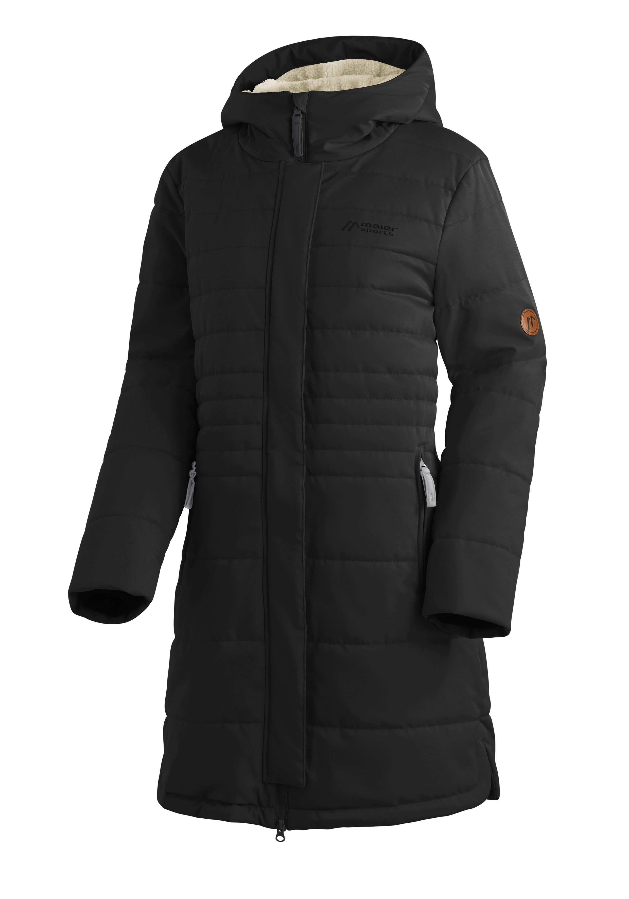 Maier Sports Winterjacke LAERKE 2.0 Damen Mantel, atmungsaktiver Wintermantel mit Kapuze, wasserdicht
