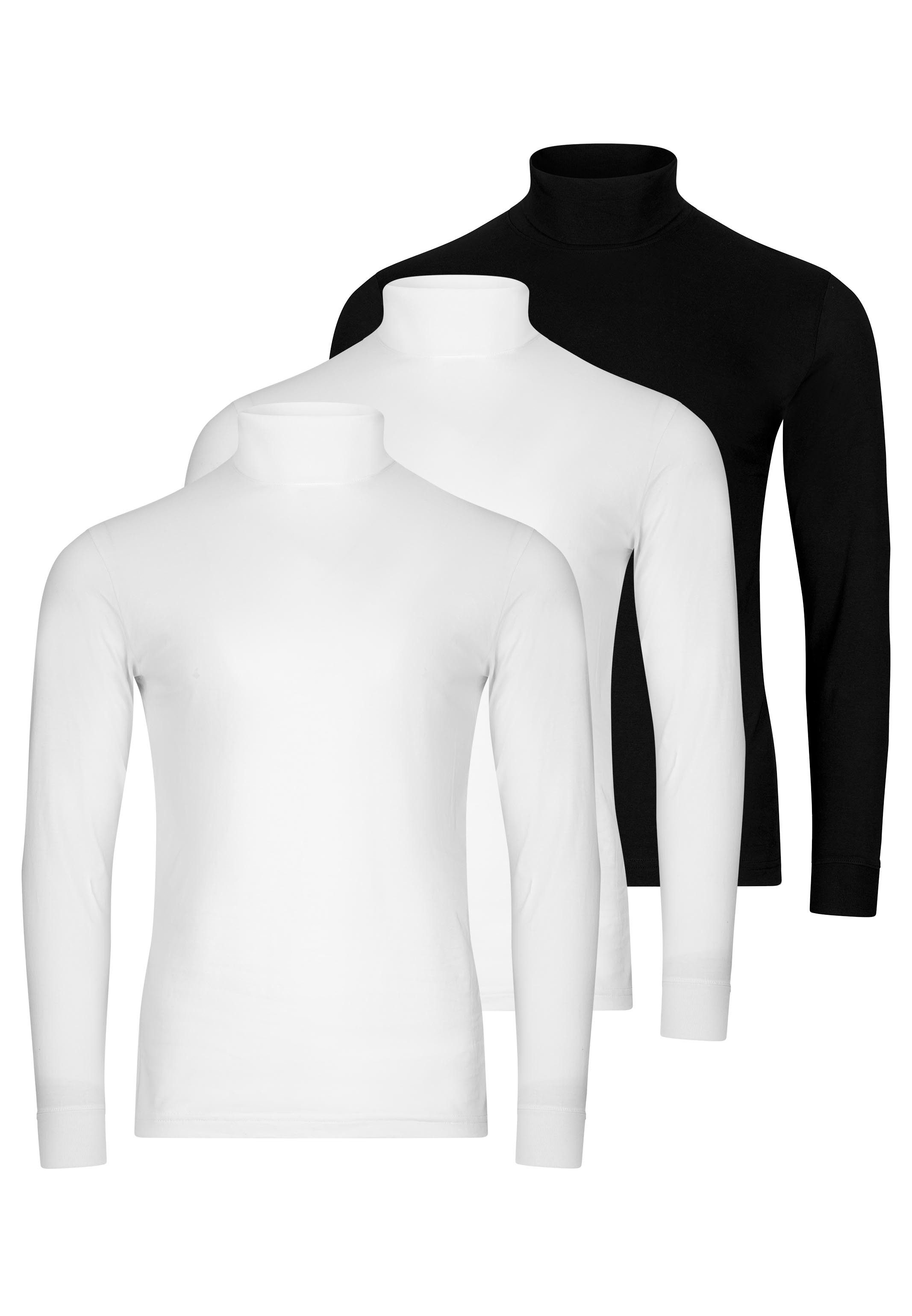 Langarmshirt 3er Pack Basic