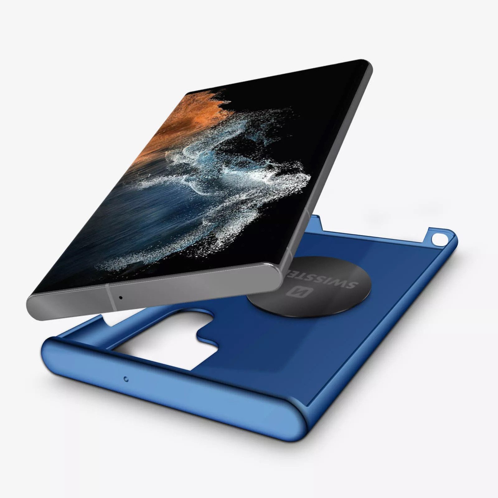 SWISSTEN Handy-Halterung Metallplatten für Magnethalterungen 2 Platten mit 3M-Kleber