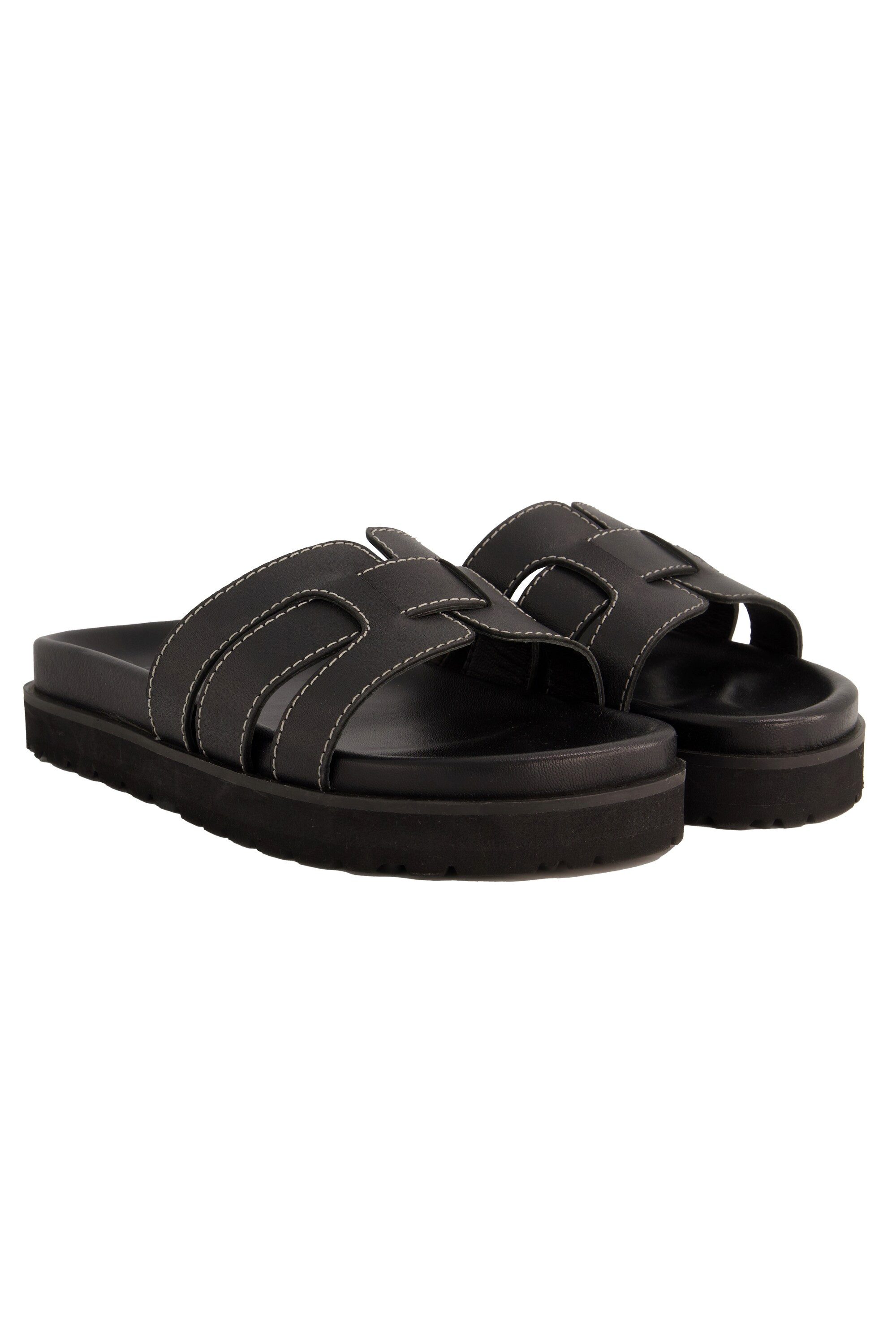 Studio Untold Pantolette echtes Leder Flechtriemen günstig online kaufen