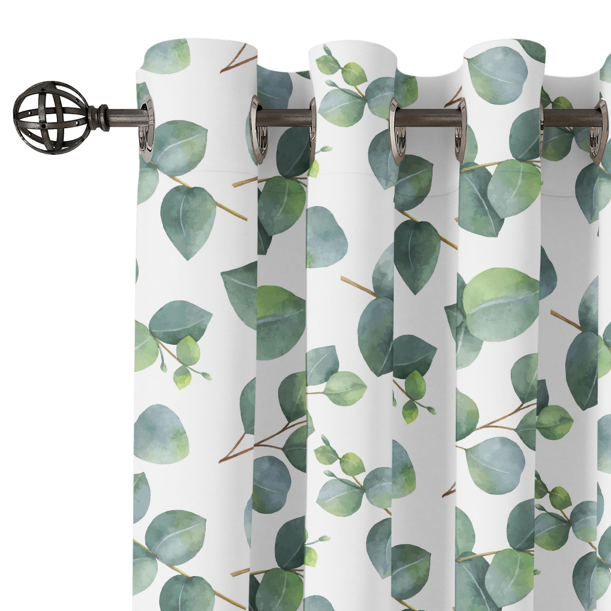 Abakuhaus Gardine Dekorative 2-Panel-Fenstervorhänge für Schlafzimmer günstig online kaufen