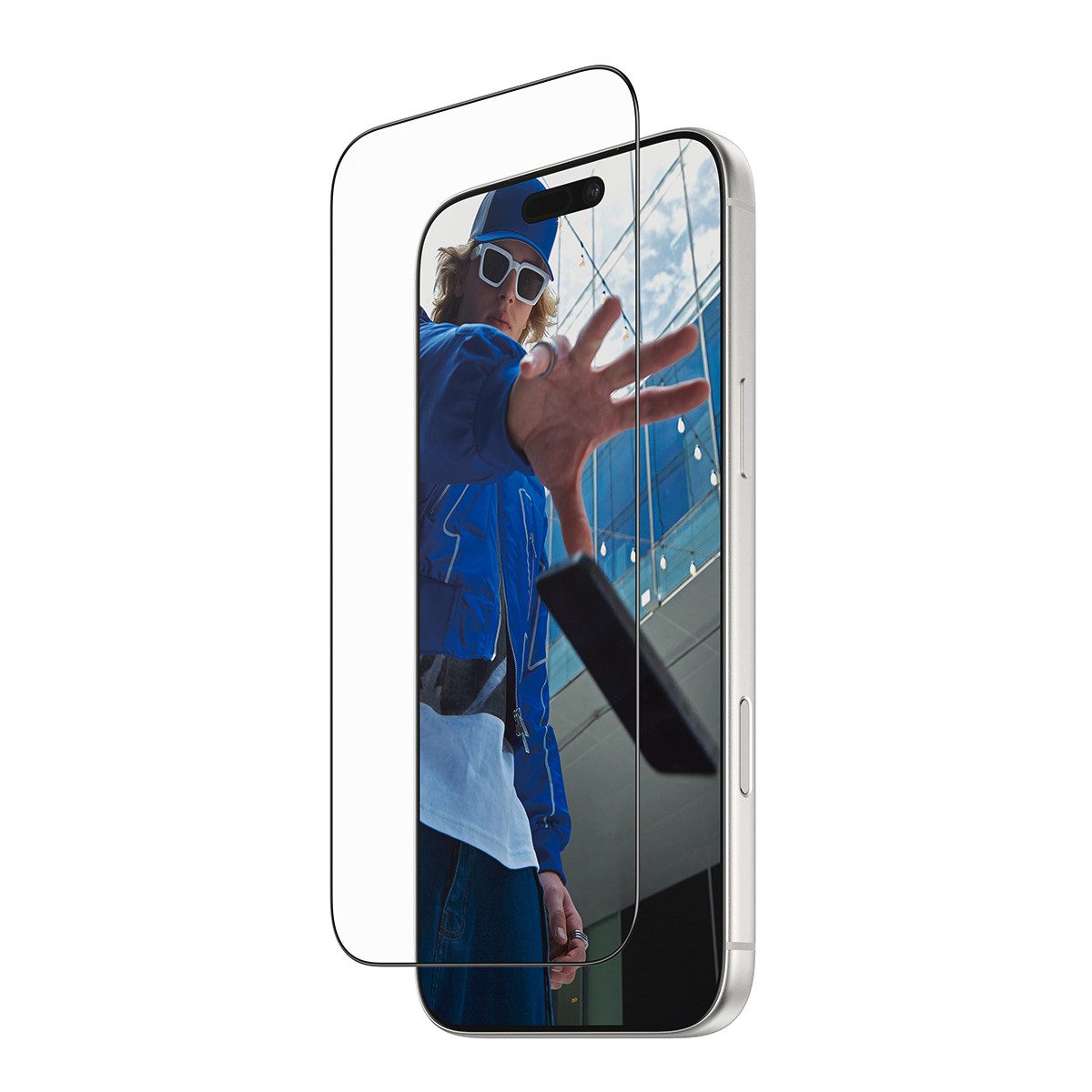 CARE by PanzerGlass Displayschutzglas Ultra-Wide Fit Screen Protector FASTFIT IN-A-BOX für Apple iPhone 17 Pro Max, Displayschutzfolie, Schutzfolie, Bildschirmschutz, kratz- & stoßfest