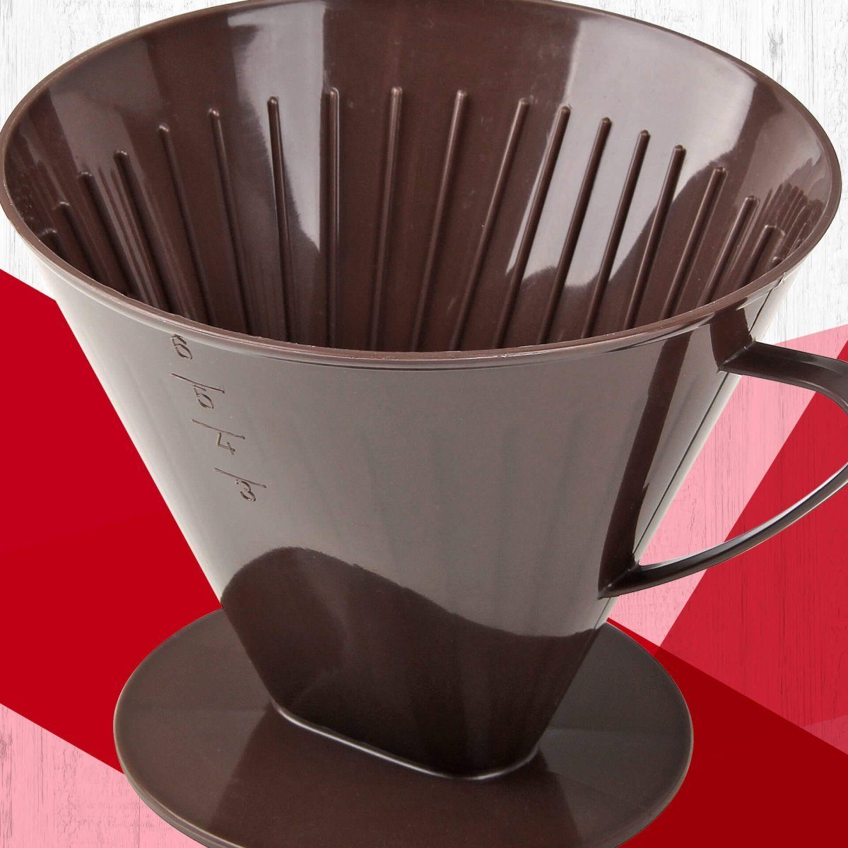 FACKELMANN Handfilter Kaffeefilterbehälter