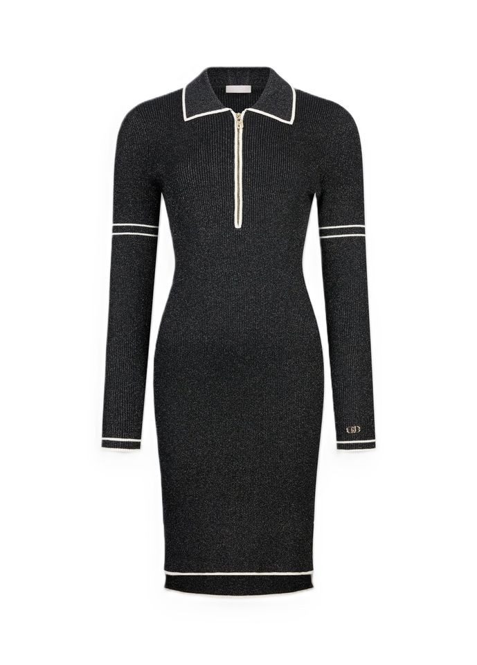 Liu Jo Strickkleid - Langarmkleid - Midikleid