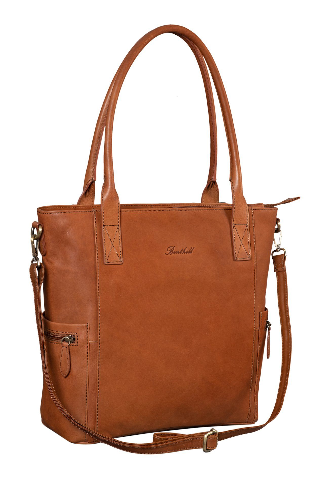 Shopper Damen Echt Leder Umhängetasche Handtasche Schultertasche Vintag Tasche