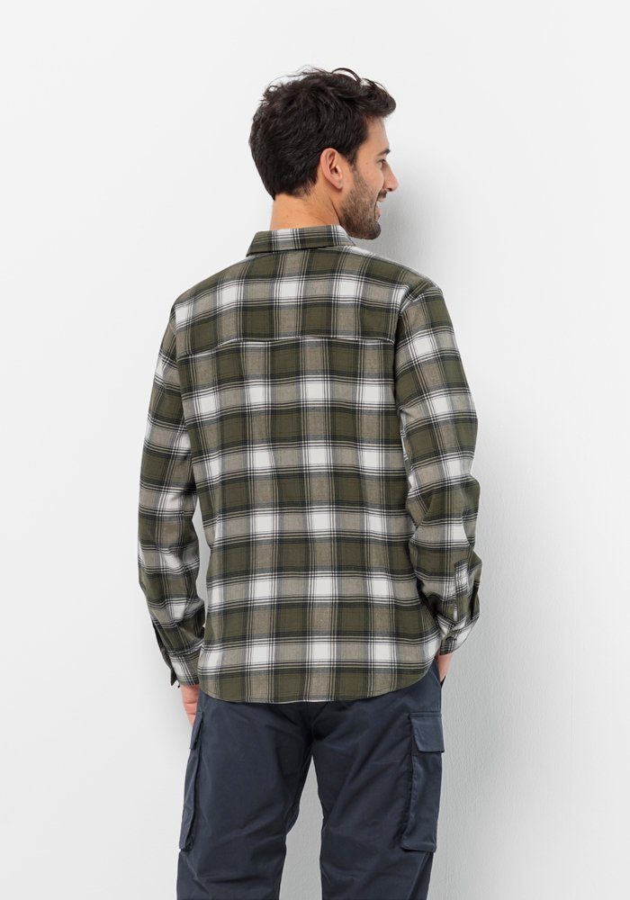 Jack Wolfskin Flanellhemd island-moss WANDERWEG SHIRT M